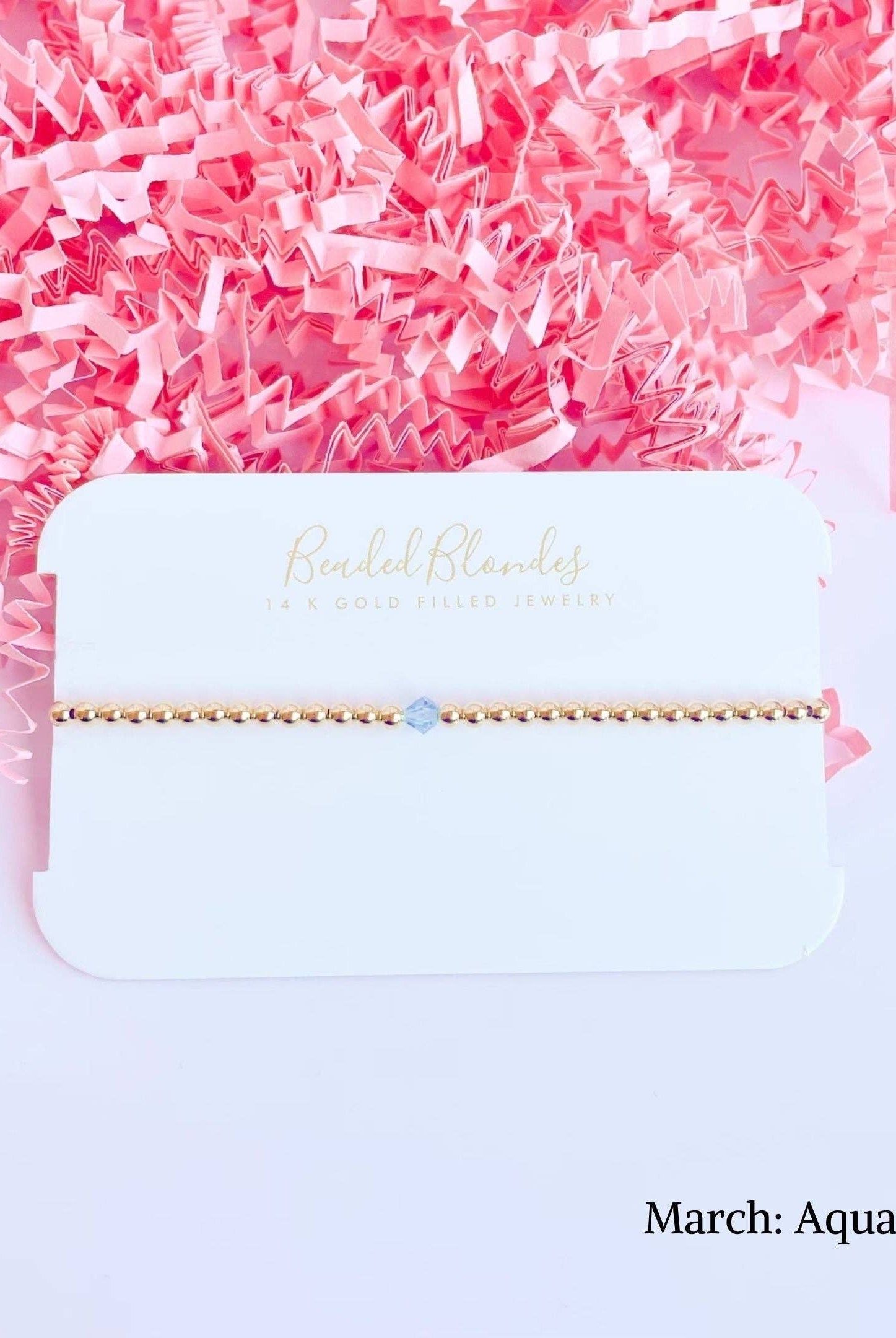 Beaded Blondes 7.25 inch Swarovski Birthstone Bracelet-250 Jewelry-Beaded Blondes-The Lovely Closet, Women's Fashion Boutique in Alexandria, KY