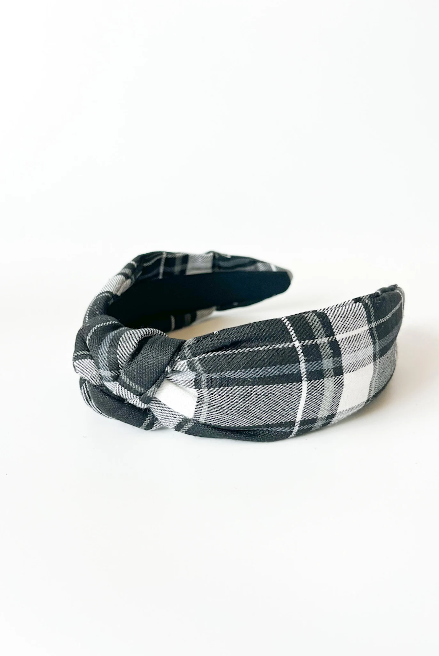 Winter Headband - Plaid Embellished-280 Accessories-Brittyland-The Lovely Closet, Women's Fashion Boutique in Alexandria, KY