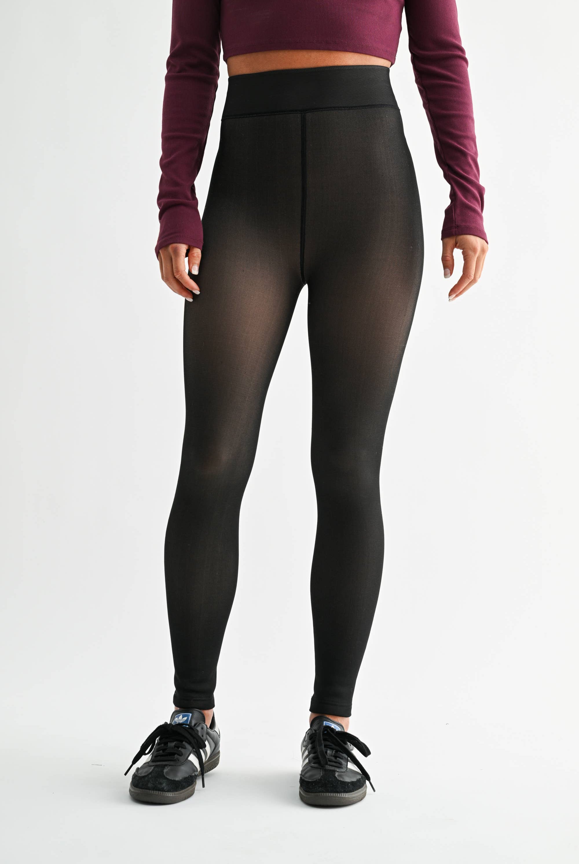 Fur Lined Tights-220 Joggers/Leggings-Mono B-The Lovely Closet, Women's Fashion Boutique in Alexandria, KY