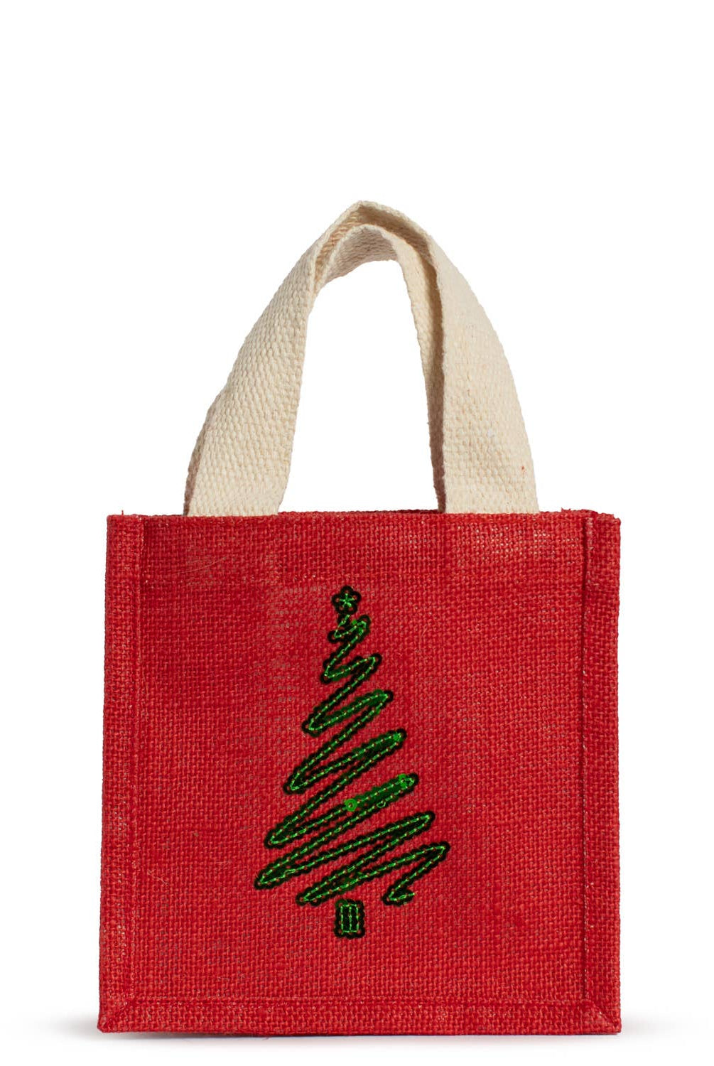 Christmas Tree Sequin Gift Tote - Red/Green-310 Gift-The Royal Standard-The Lovely Closet, Women's Fashion Boutique in Alexandria, KY