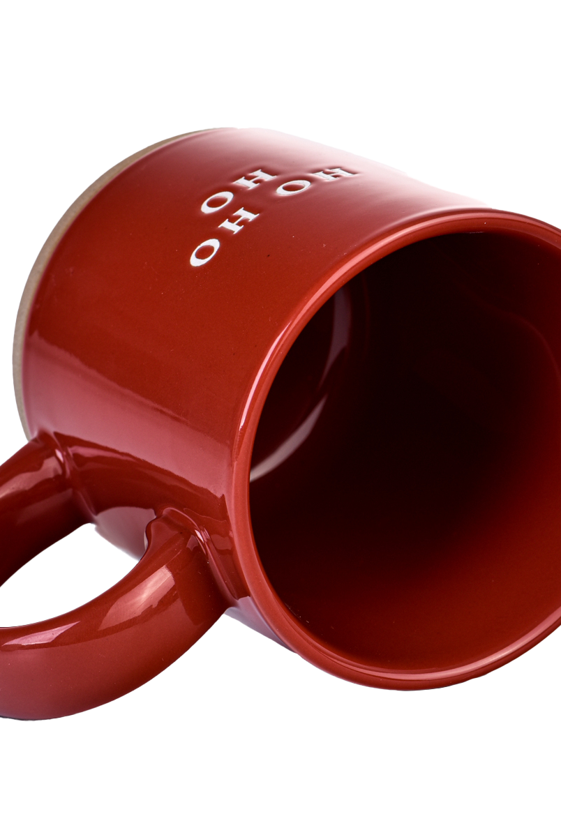 Ho Ho Ho Red Stoneware Coffee Mug-310 Gift-Sweet Water Decor-The Lovely Closet, Women's Fashion Boutique in Alexandria, KY