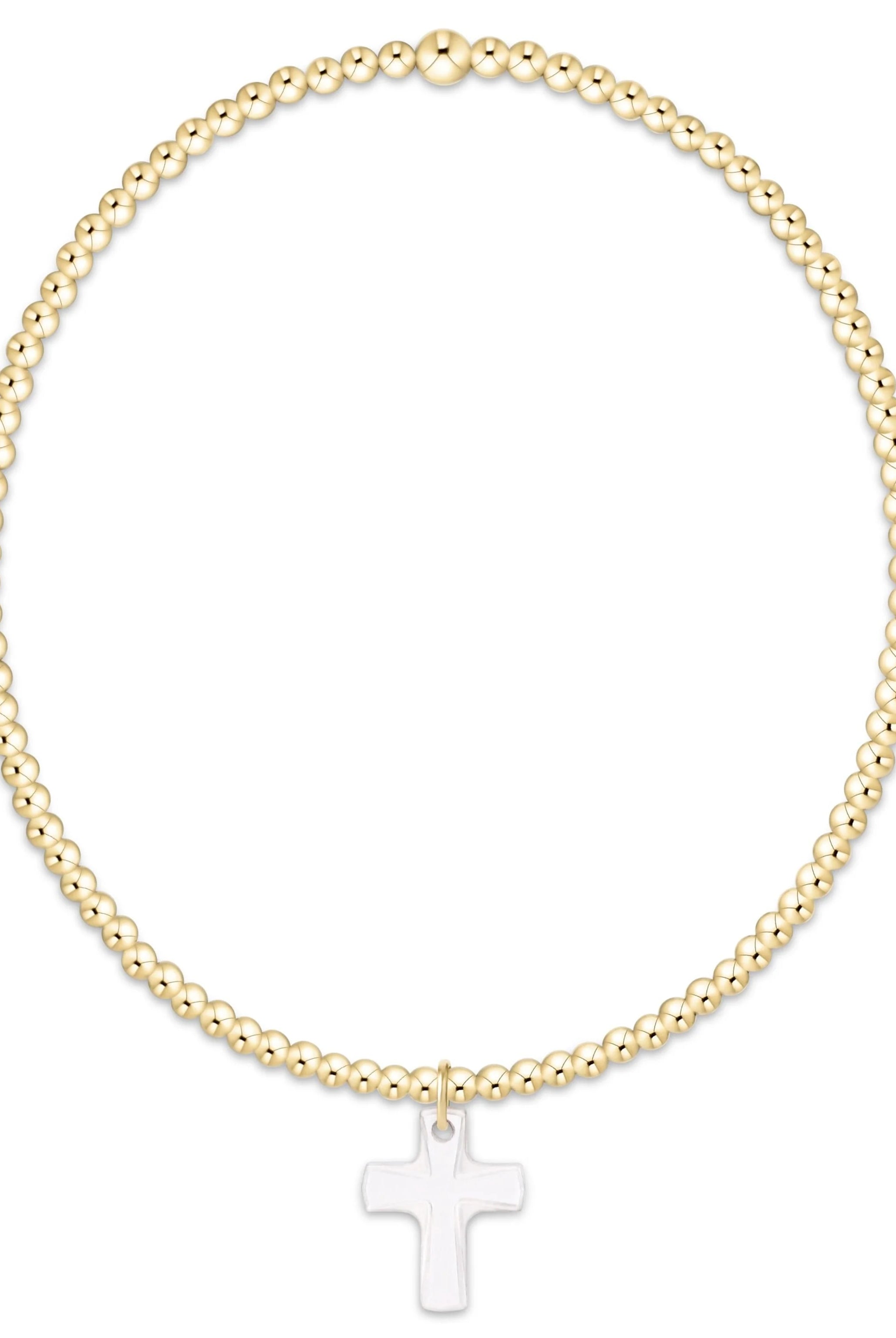 Classic Gold 2mm Blessed Crystal-260 eNewton-eNewton-The Lovely Closet, Women's Fashion Boutique in Alexandria, KY