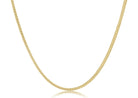 17" Choker Herringbone Chain - Gold-260 eNewton-eNewton-The Lovely Closet, Women's Fashion Boutique in Alexandria, KY