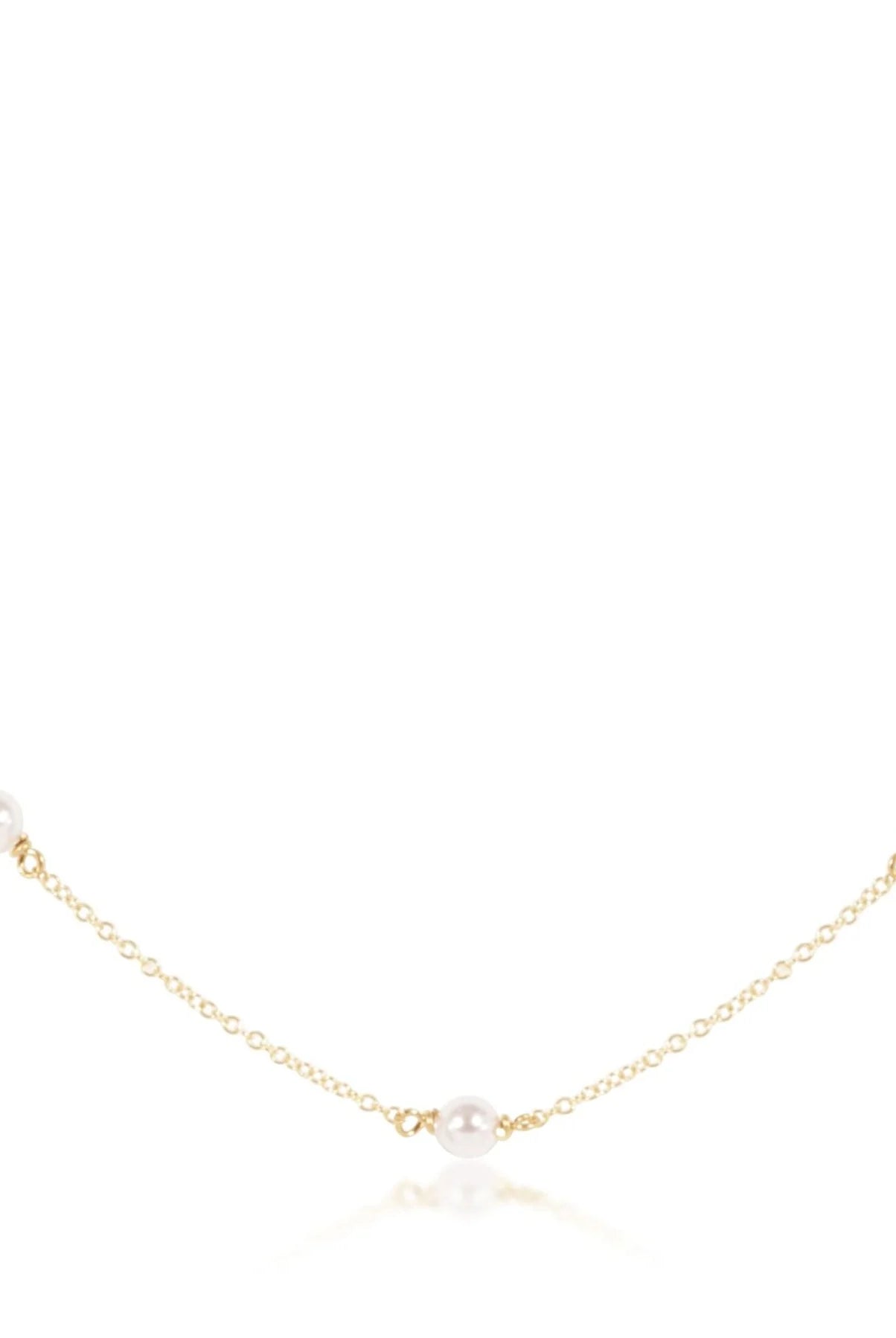 Simplicity 4mm Pearl Necklace-260 eNewton-eNewton-The Lovely Closet, Women's Fashion Boutique in Alexandria, KY