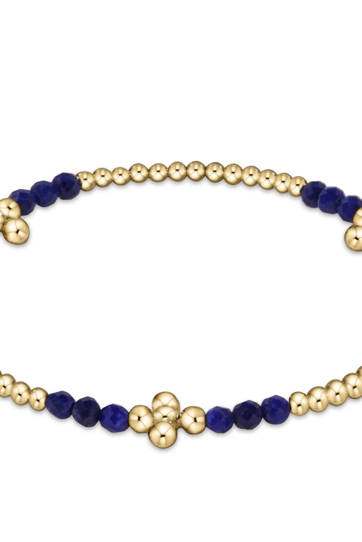 Signature Cross 2.5 Gold Bliss Lapis-260 eNewton-eNewton-The Lovely Closet, Women's Fashion Boutique in Alexandria, KY