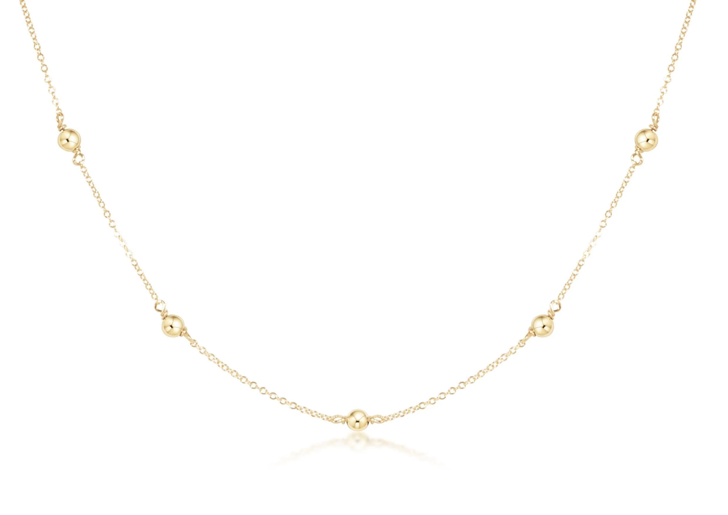 Simplicity 4mm Gold Necklace-260 eNewton-eNewton-The Lovely Closet, Women's Fashion Boutique in Alexandria, KY