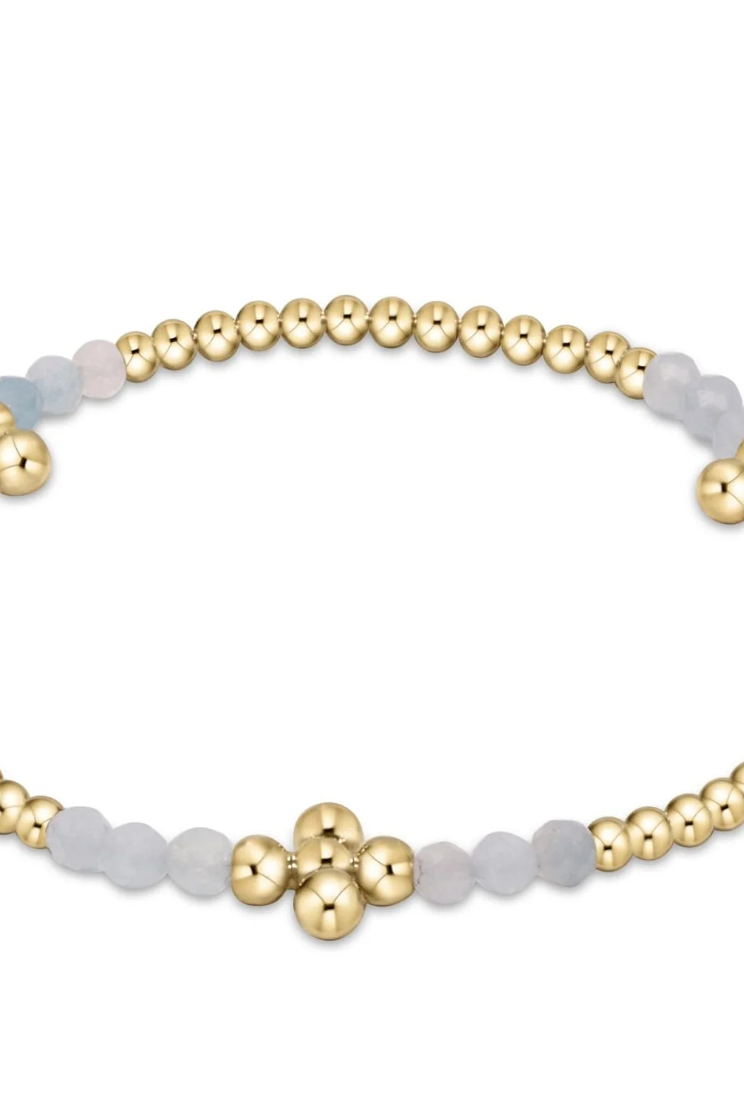 Signature Cross 2.5 Gold Bliss Aquamarine-260 eNewton-eNewton-The Lovely Closet, Women's Fashion Boutique in Alexandria, KY