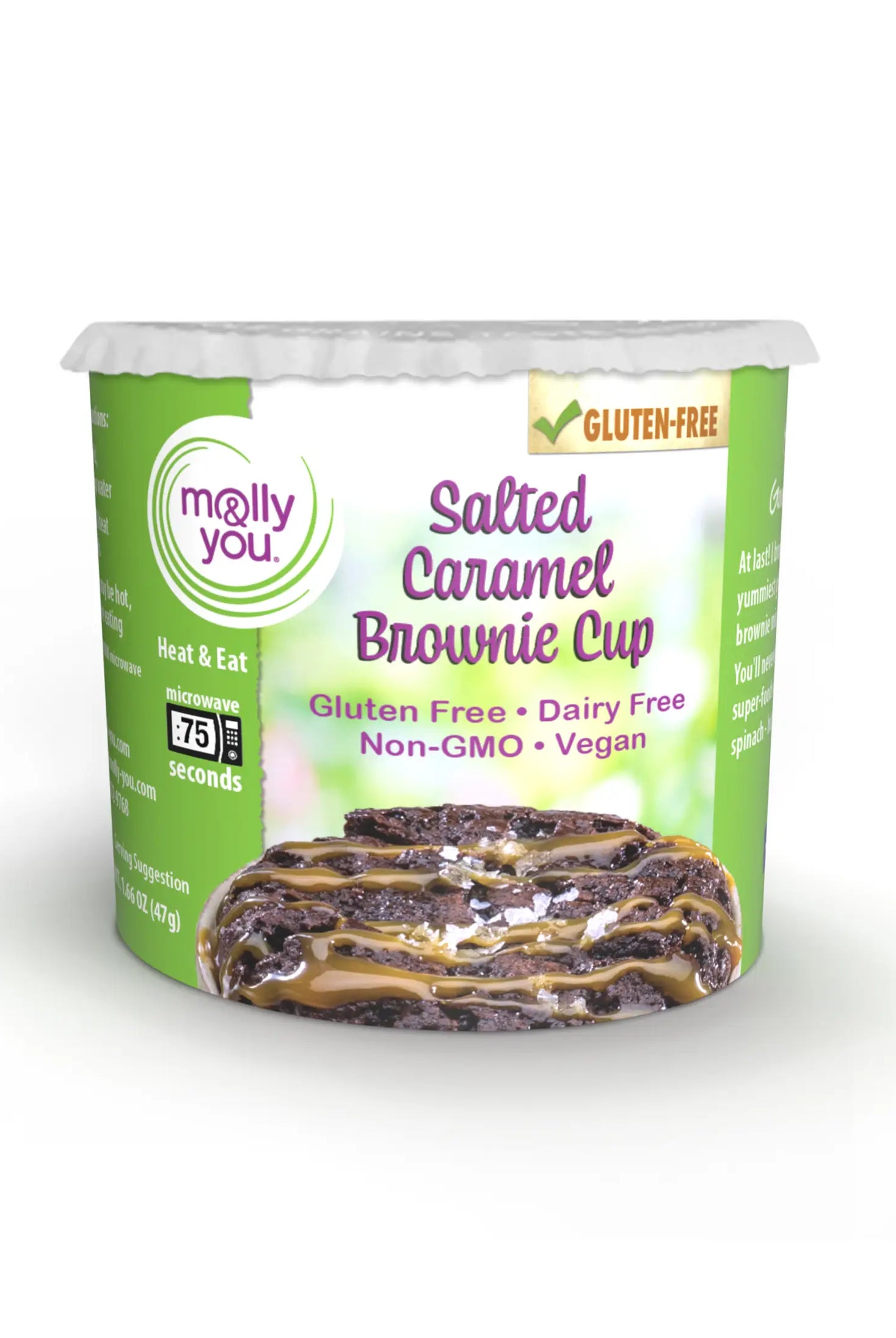 Gluten Free Salted Caramel Brownie Cup-Food Items-Molly and You Takeover-The Lovely Closet, Women's Fashion Boutique in Alexandria, KY