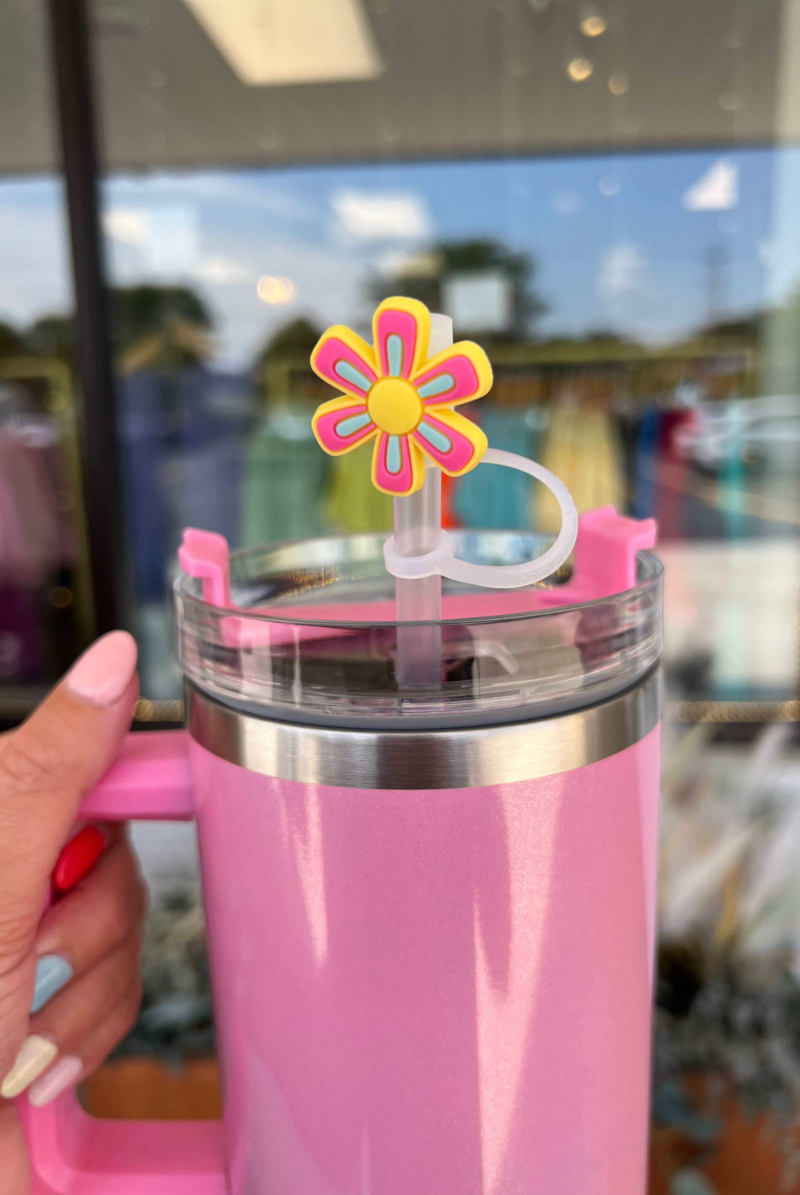 Straw Topper-Tumblers-The Lovely Closet-The Lovely Closet, Women's Fashion Boutique in Alexandria, KY