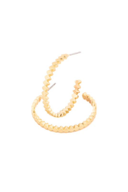 Michelle McDowell Golden Hour Hoop Bar-250 Jewelry-Michelle McDowell-The Lovely Closet, Women's Fashion Boutique in Alexandria, KY