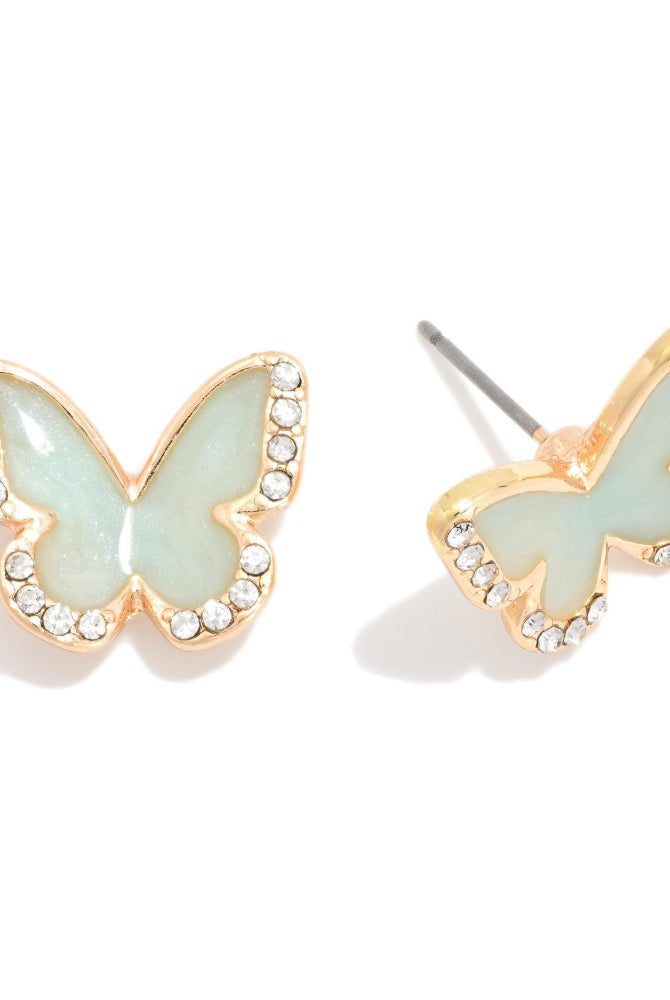 Butterfly Post Earrings-250 Jewelry-judson-The Lovely Closet, Women's Fashion Boutique in Alexandria, KY