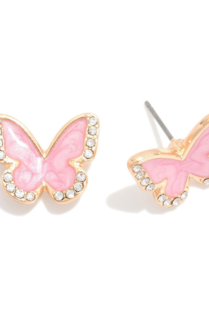 Butterfly Post Earrings-250 Jewelry-judson-The Lovely Closet, Women's Fashion Boutique in Alexandria, KY