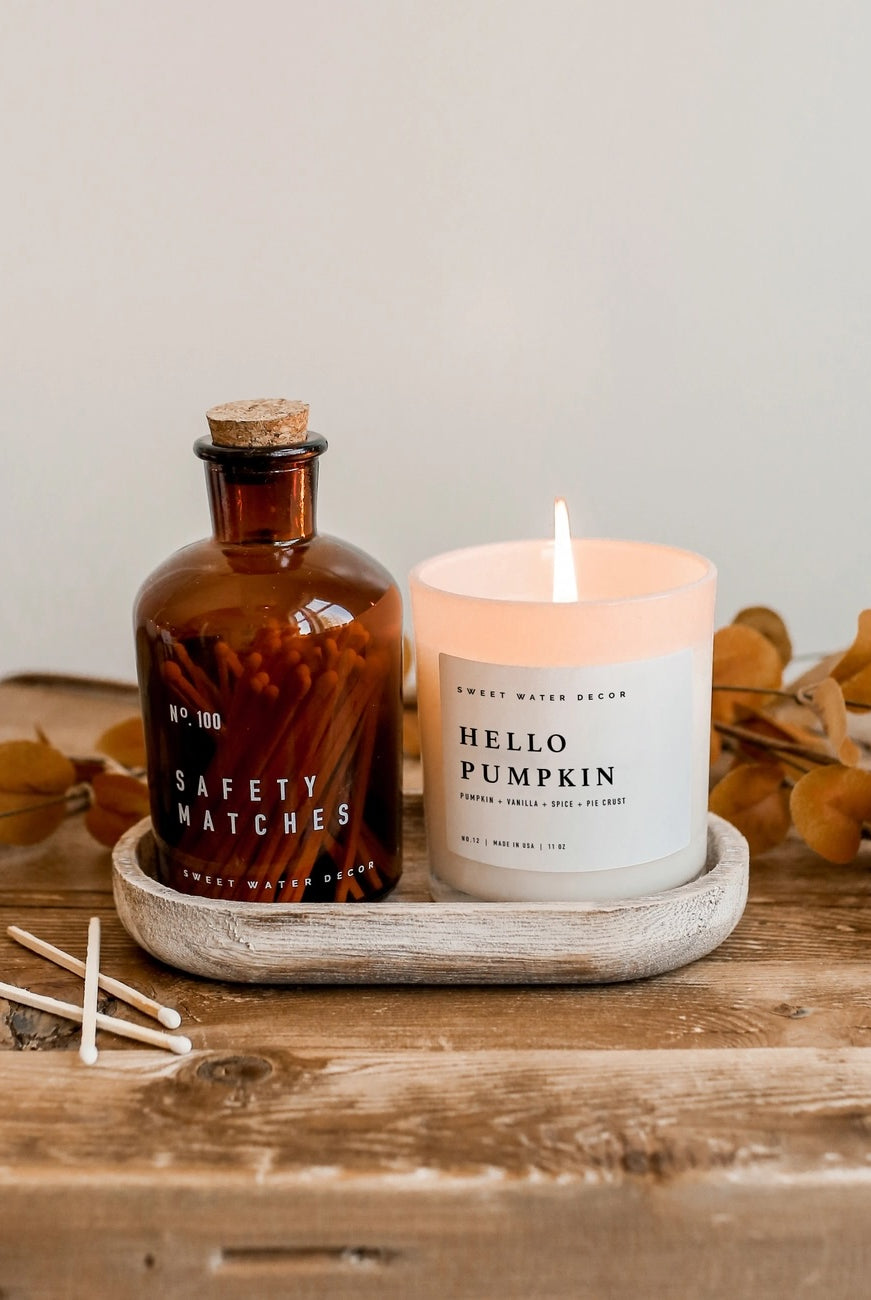 Hello Pumpkin 11 oz Soy Candle-310 Gift-Sweet Water Decor-The Lovely Closet, Women's Fashion Boutique in Alexandria, KY