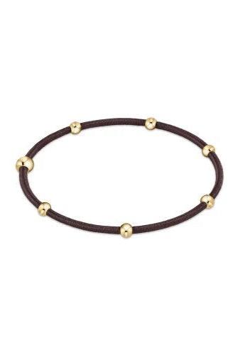 E essentials Hair Tie Bronze-260 eNewton-eNewton-The Lovely Closet, Women's Fashion Boutique in Alexandria, KY