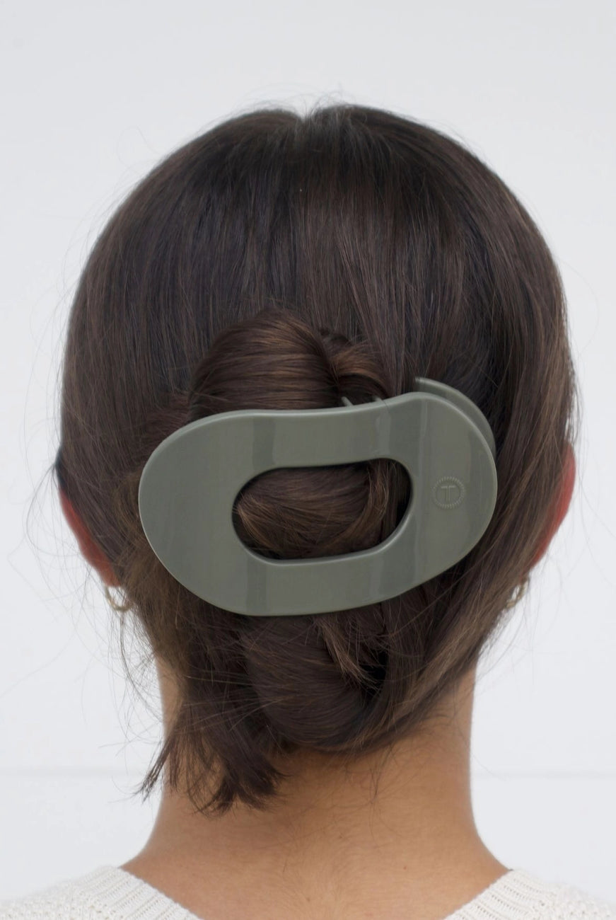 Teleties Flat Round Hair Clip-280 Accessories-TELETIES-The Lovely Closet, Women's Fashion Boutique in Alexandria, KY