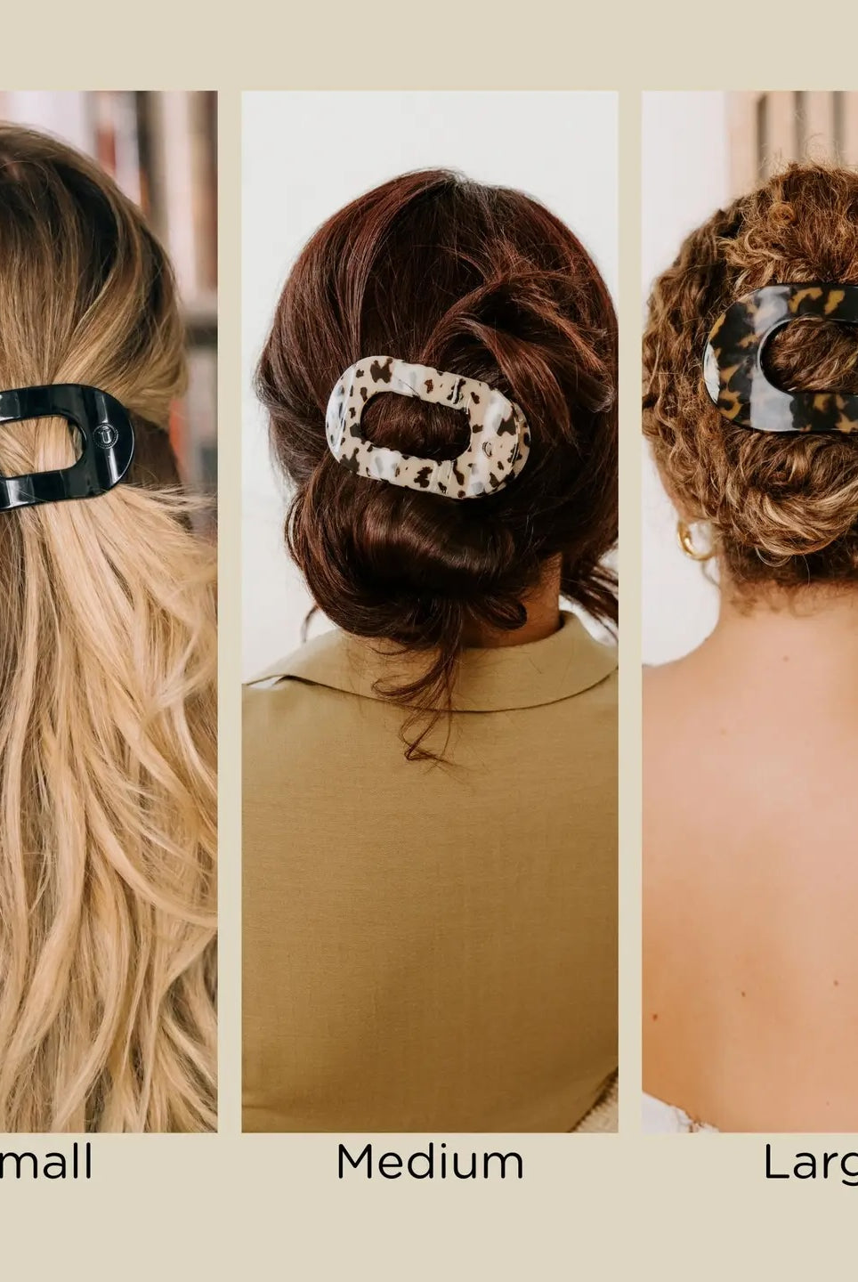 Teleties Flat Round Hair Clip-280 Accessories-TELETIES-The Lovely Closet, Women's Fashion Boutique in Alexandria, KY