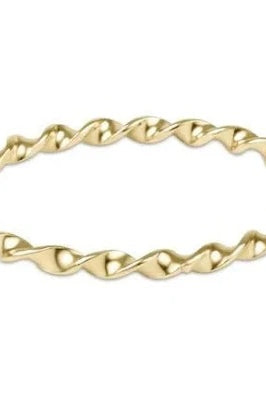Classic Gold Twisted Thin Band Ring-260 eNewton-eNewton-The Lovely Closet, Women's Fashion Boutique in Alexandria, KY