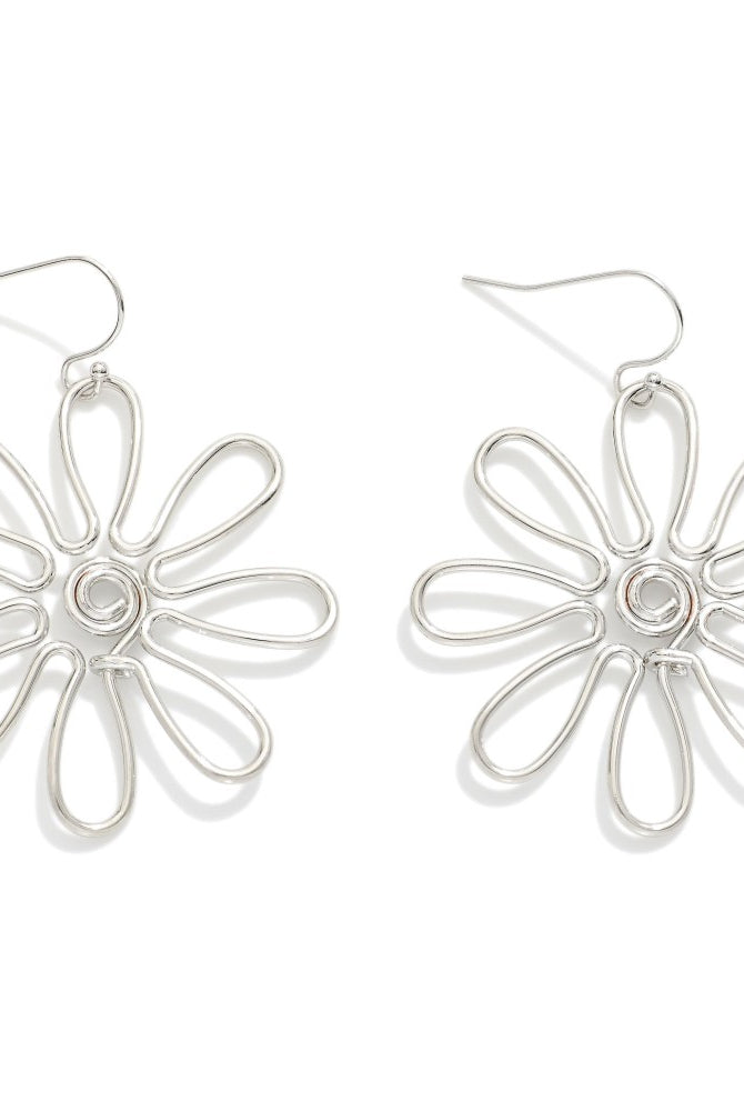 Twisted Daisy Earrings-250 Jewelry-judson-The Lovely Closet, Women's Fashion Boutique in Alexandria, KY