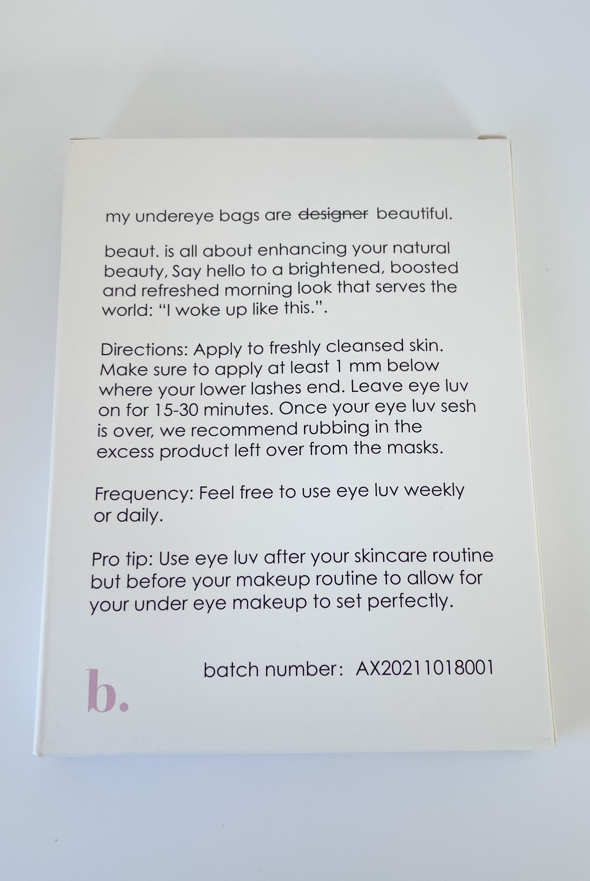 *Pre-Order*eye luv-340 Beauty/Self Care-beaut.beautyco.-The Lovely Closet, Women's Fashion Boutique in Alexandria, KY