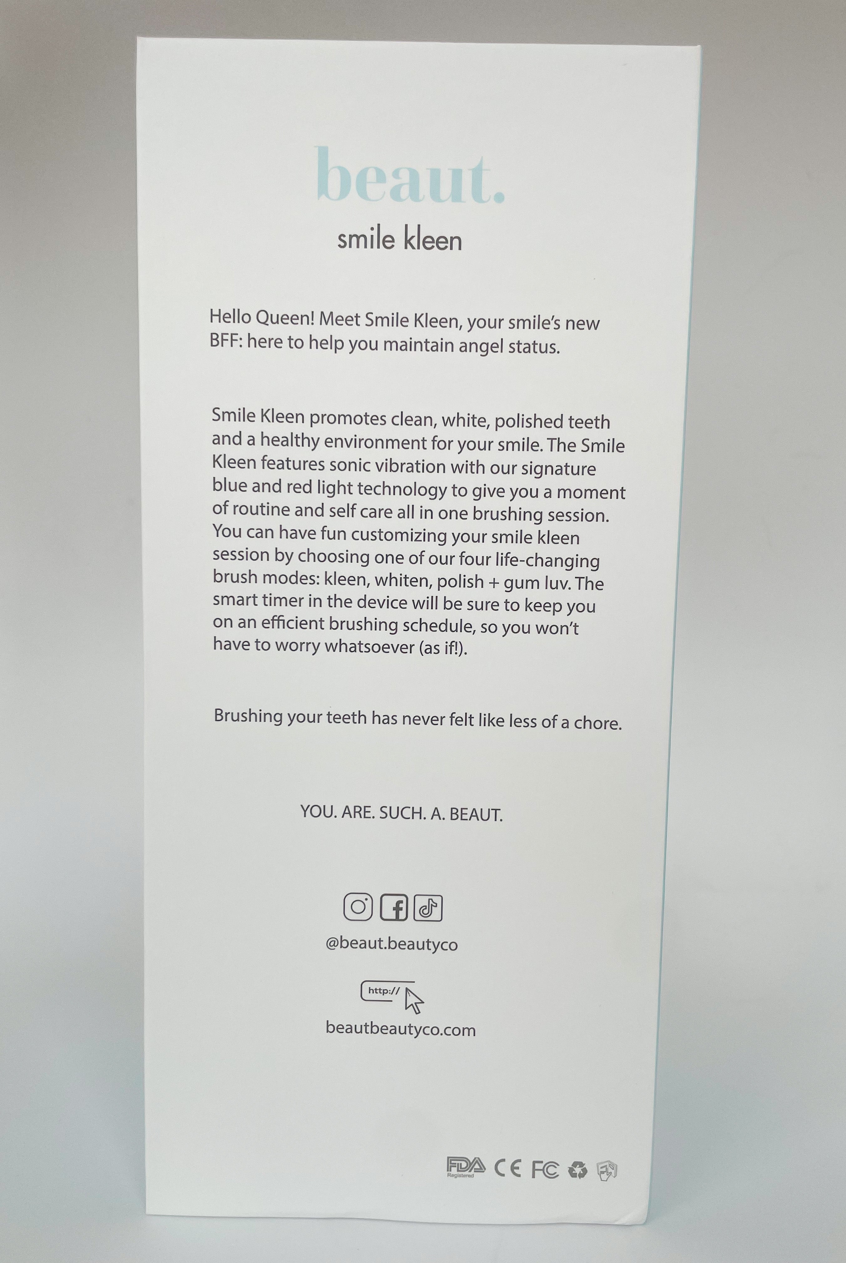 *Pre-Order*Smile Kleen Toothbrush-340 Beauty/Self Care-beaut.beautyco.-The Lovely Closet, Women's Fashion Boutique in Alexandria, KY