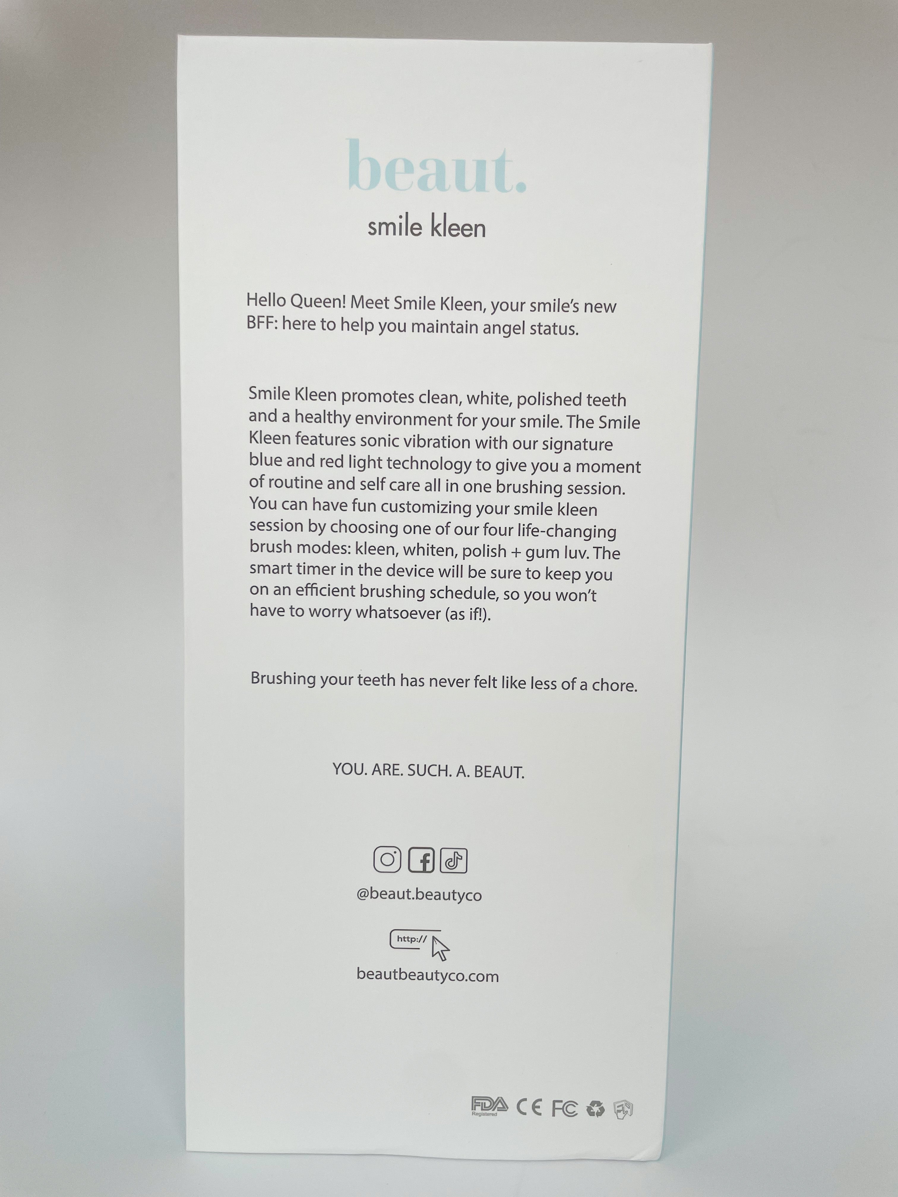 *Pre-Order*Smile Kleen Toothbrush-340 Beauty/Self Care-beaut.beautyco.-The Lovely Closet, Women's Fashion Boutique in Alexandria, KY