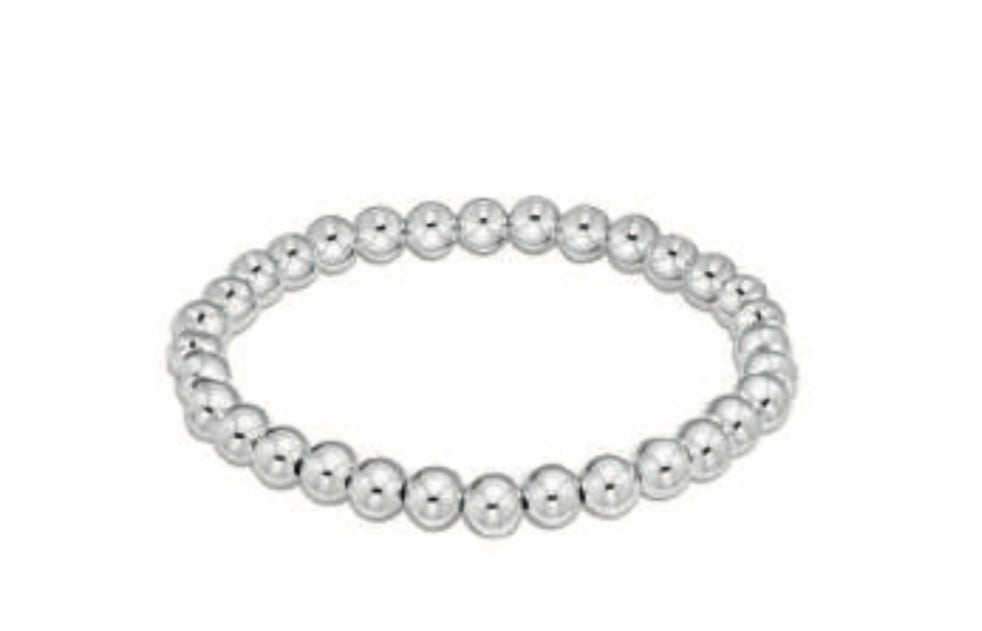 6mm Classic Silver Bracelet-260 eNewton-eNewton-The Lovely Closet, Women's Fashion Boutique in Alexandria, KY
