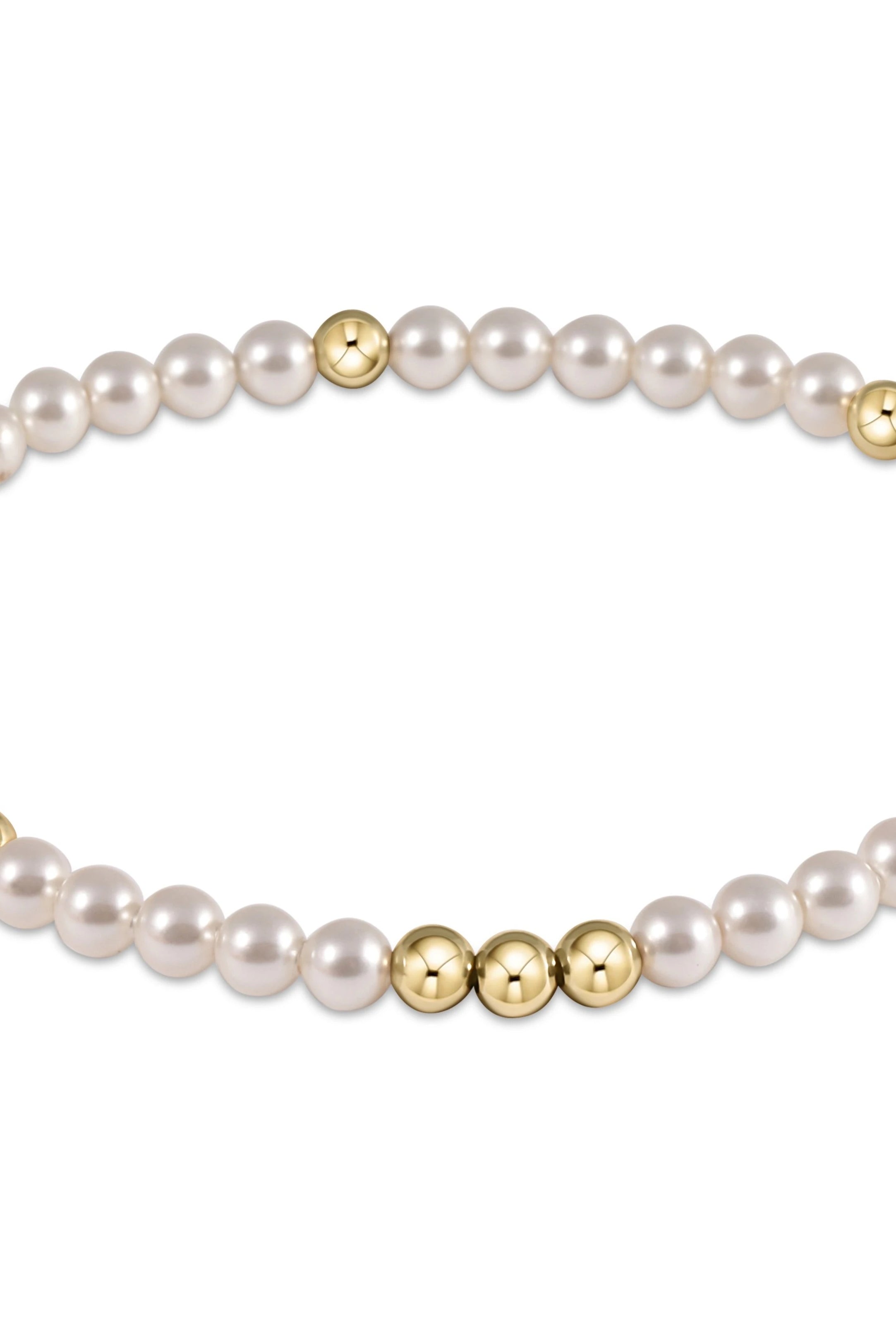 Worthy 3mm Pearl Bead Bracelet-260 eNewton-eNewton-The Lovely Closet, Women's Fashion Boutique in Alexandria, KY