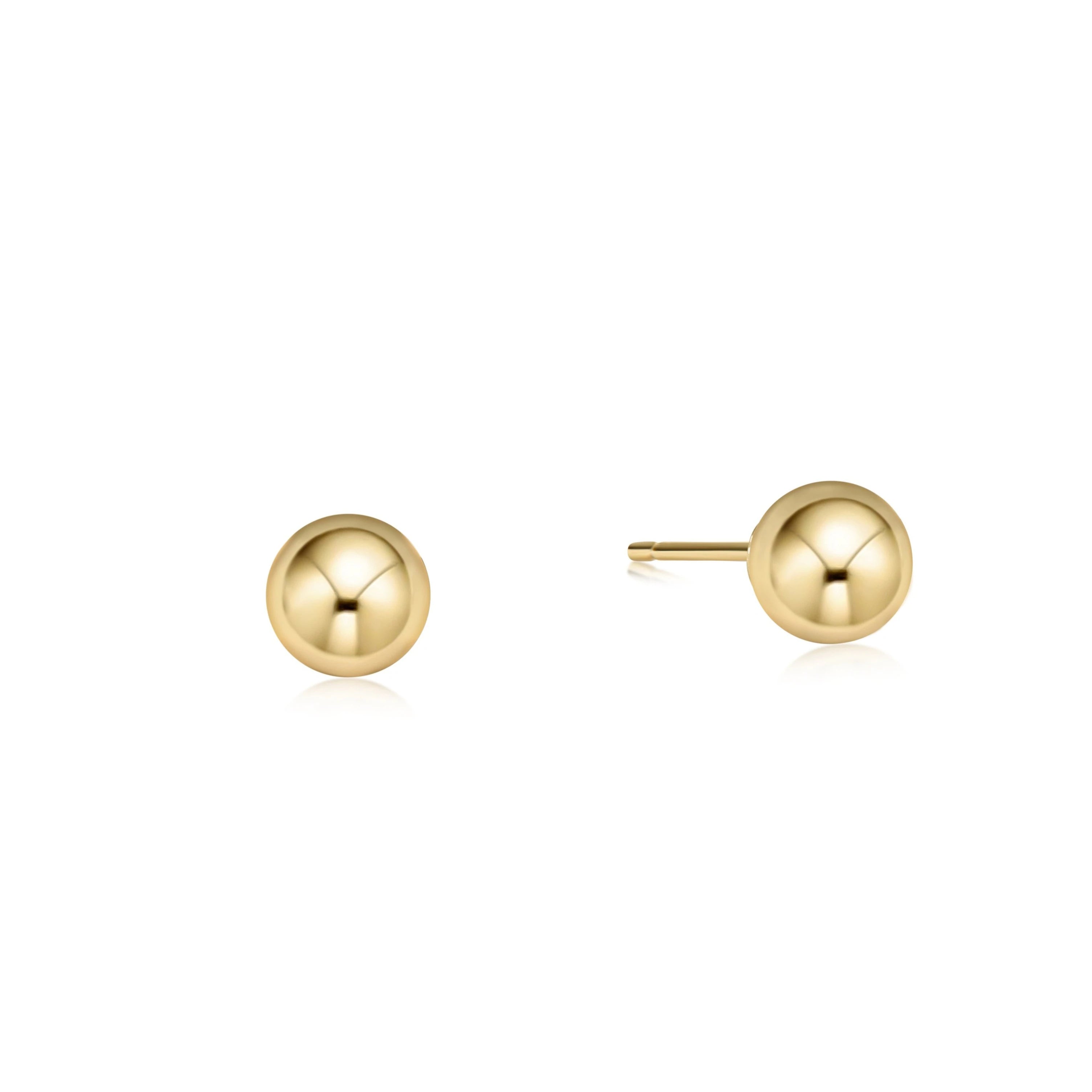 Classic 6mm Gold Ball Stud-260 eNewton-eNewton-The Lovely Closet, Women's Fashion Boutique in Alexandria, KY