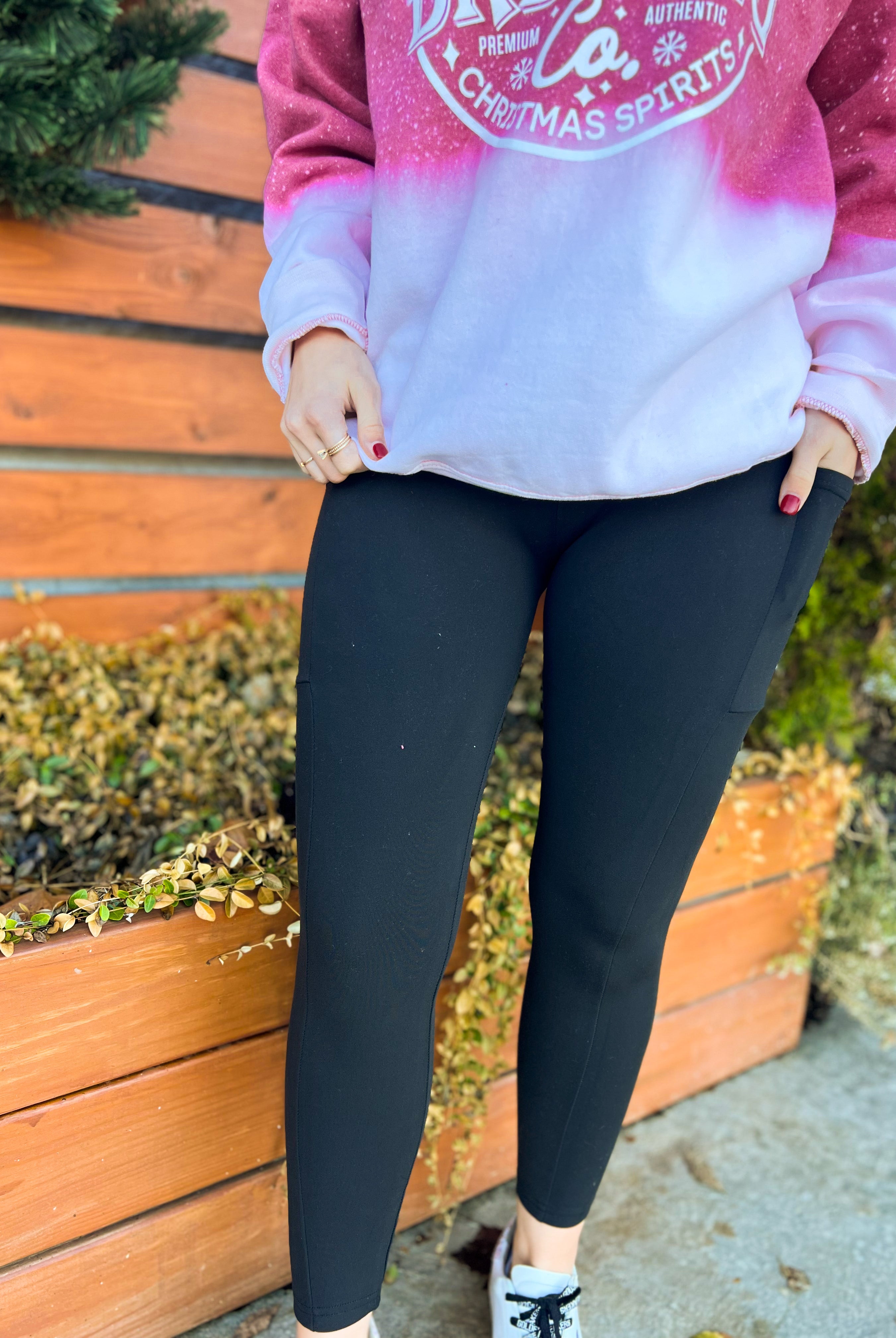 Living in These Fleece Lined Leggings-220 Joggers/Leggings-The Lovely Closet-The Lovely Closet, Women's Fashion Boutique in Alexandria, KY