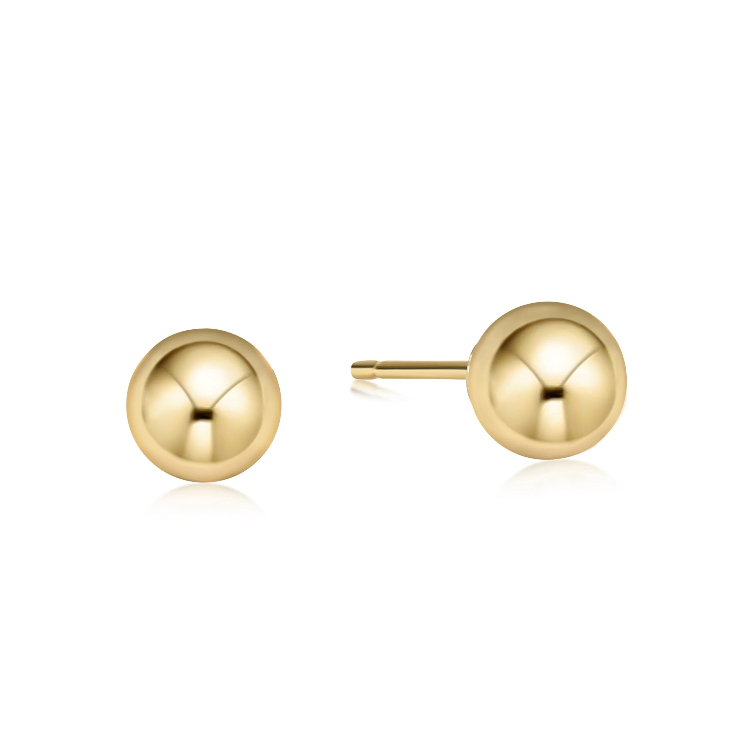 Classic 8mm Gold Ball Stud-260 eNewton-eNewton-The Lovely Closet, Women's Fashion Boutique in Alexandria, KY