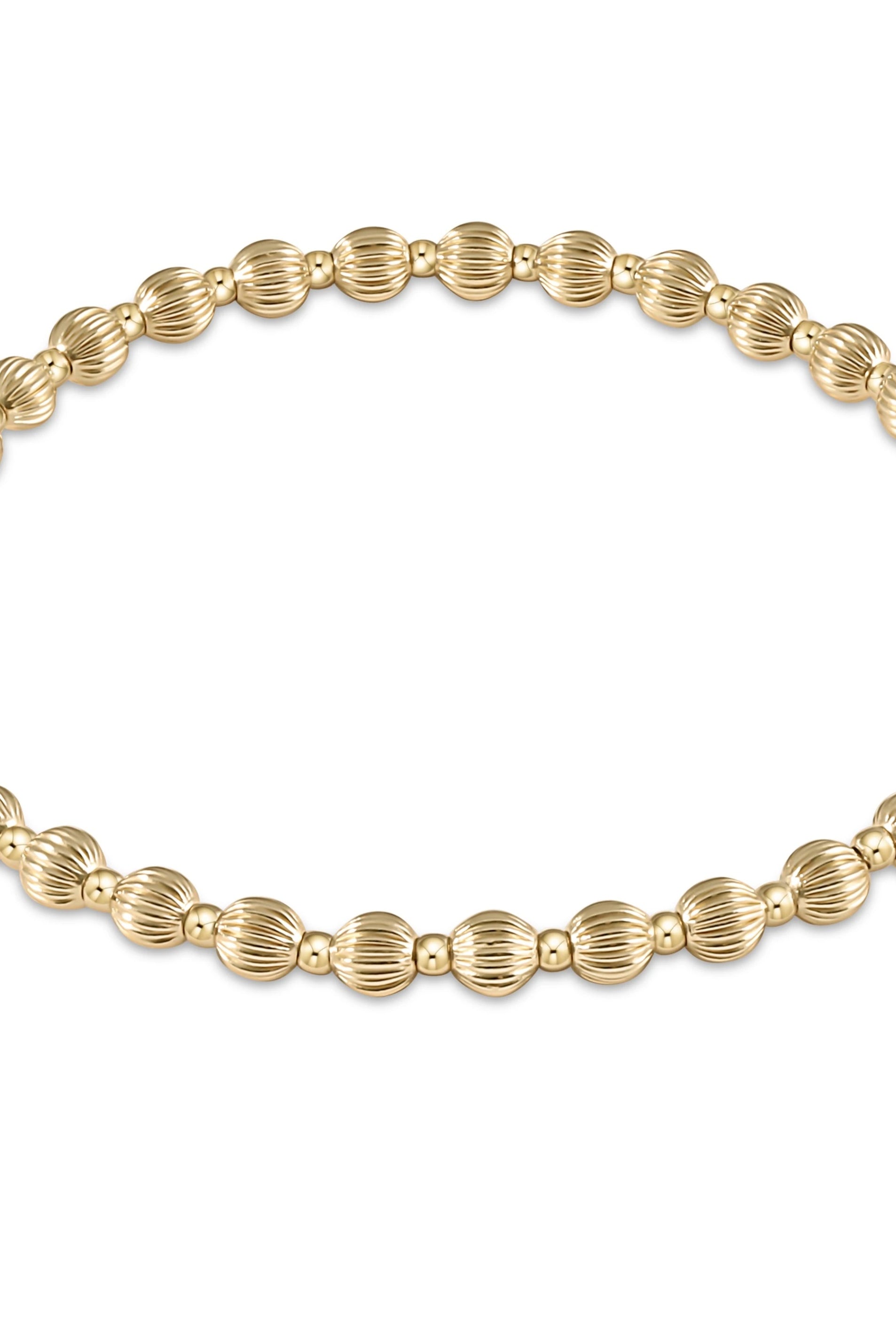 Dignity Gold Grateful Pattern 4mm Bracelet-260 eNewton-eNewton-The Lovely Closet, Women's Fashion Boutique in Alexandria, KY