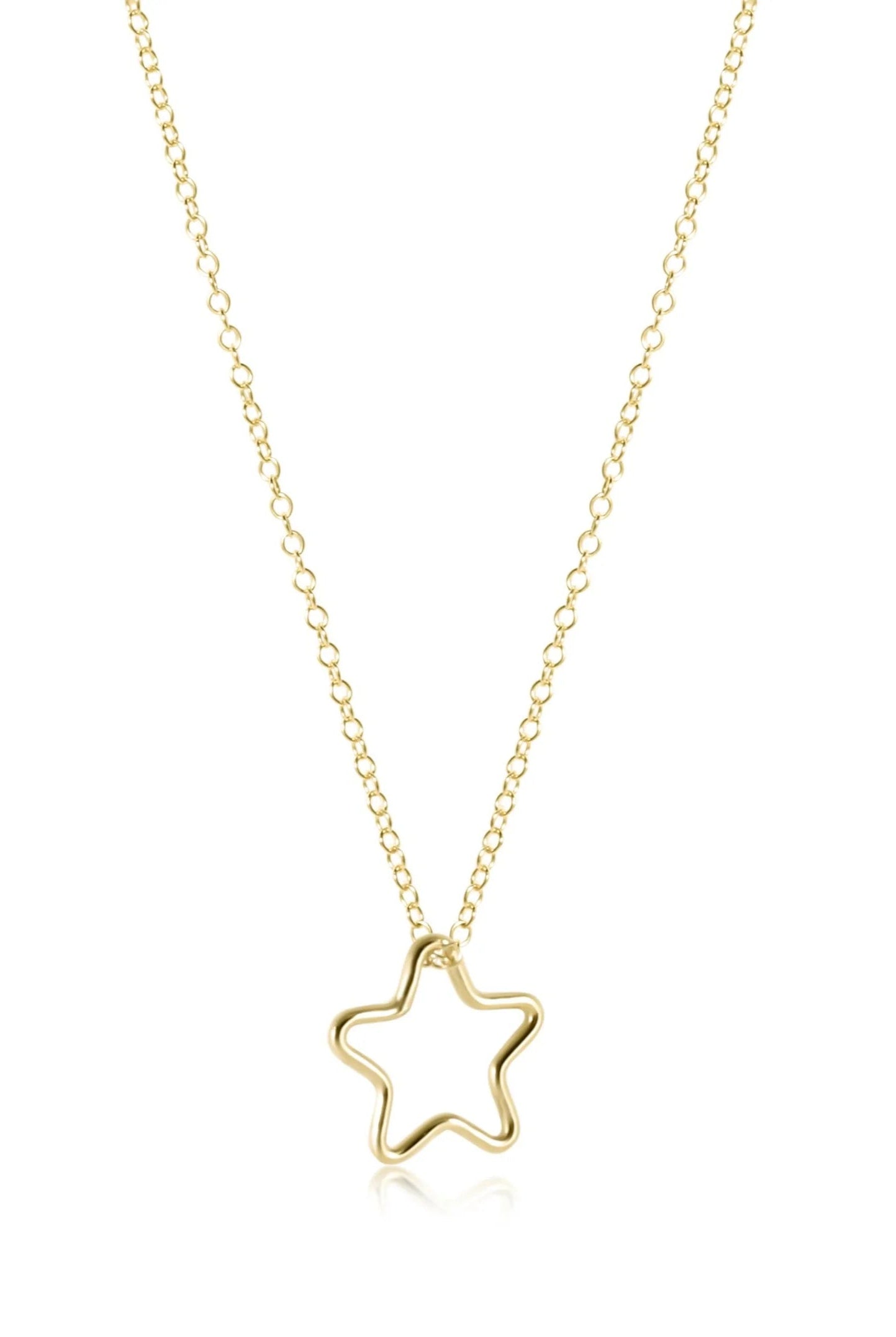 16" Star Gold Charm Necklace-260 eNewton-eNewton-The Lovely Closet, Women's Fashion Boutique in Alexandria, KY