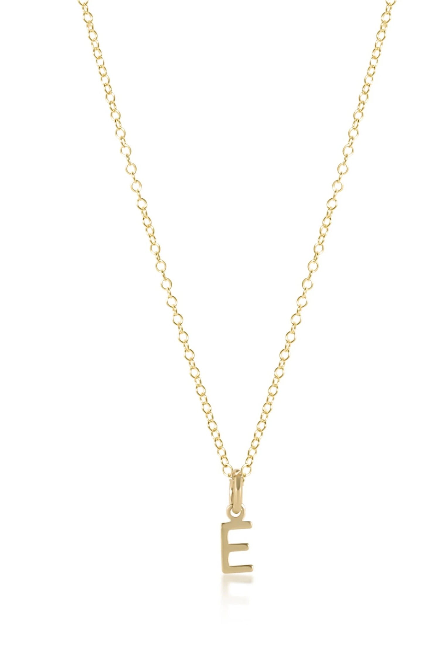 Respect Gold Charm Necklace 16”-260 eNewton-eNewton-The Lovely Closet, Women's Fashion Boutique in Alexandria, KY