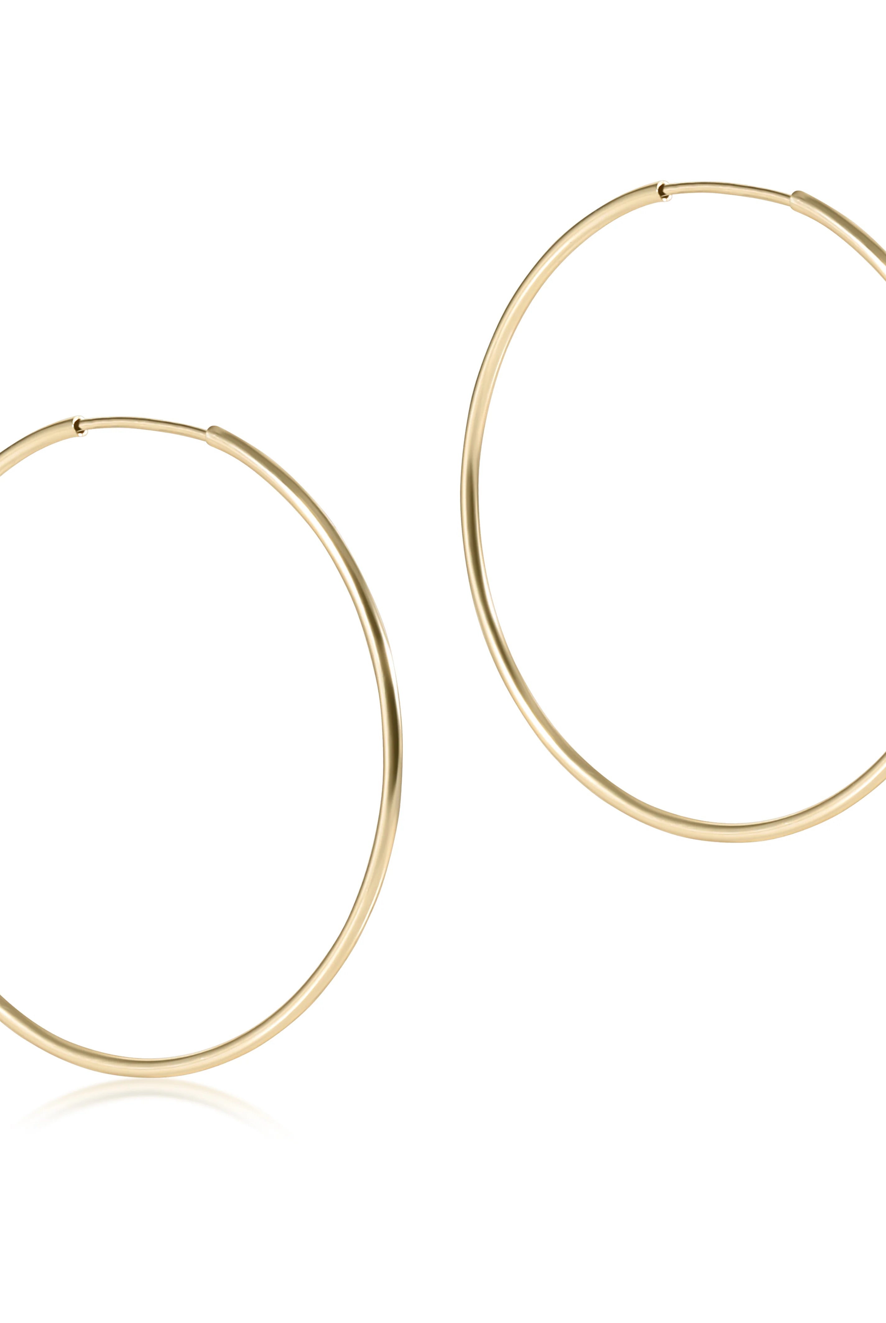 Endless Gold 1.25" Hoop-260 eNewton-eNewton-The Lovely Closet, Women's Fashion Boutique in Alexandria, KY