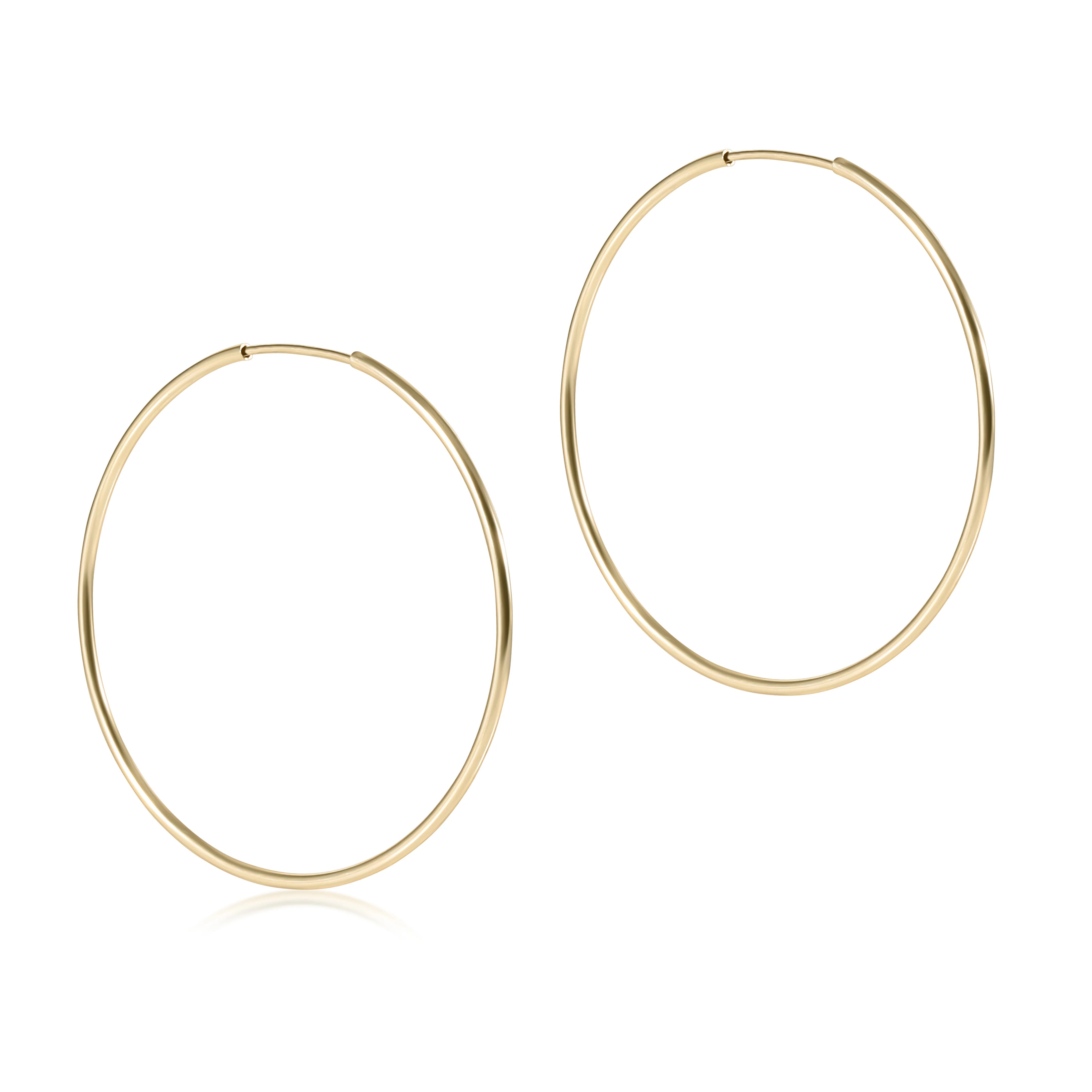 Endless Gold 1.25" Hoop-260 eNewton-eNewton-The Lovely Closet, Women's Fashion Boutique in Alexandria, KY