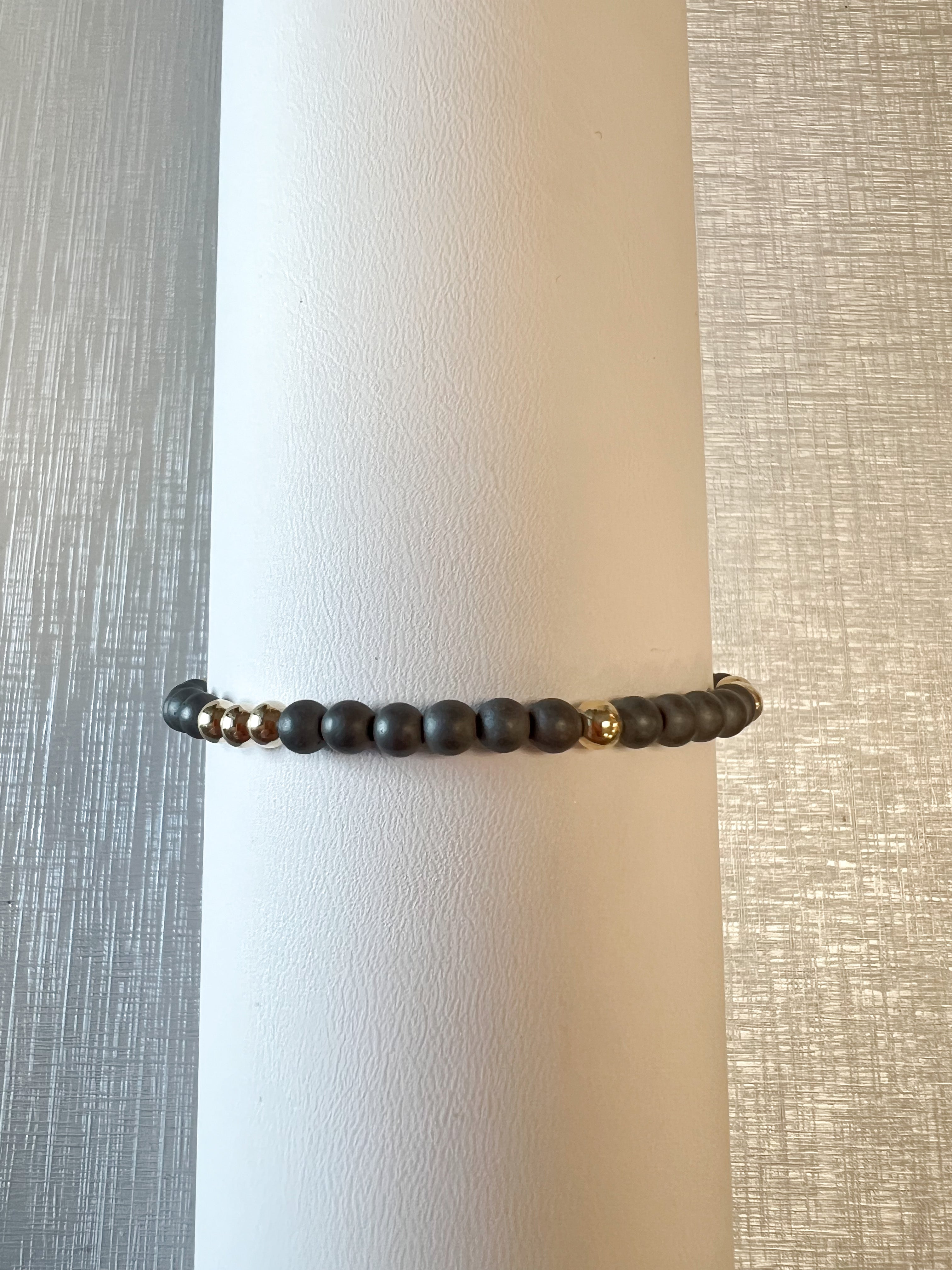 Worthy Pattern Bracelet — Hematite-260 eNewton-eNewton-The Lovely Closet, Women's Fashion Boutique in Alexandria, KY