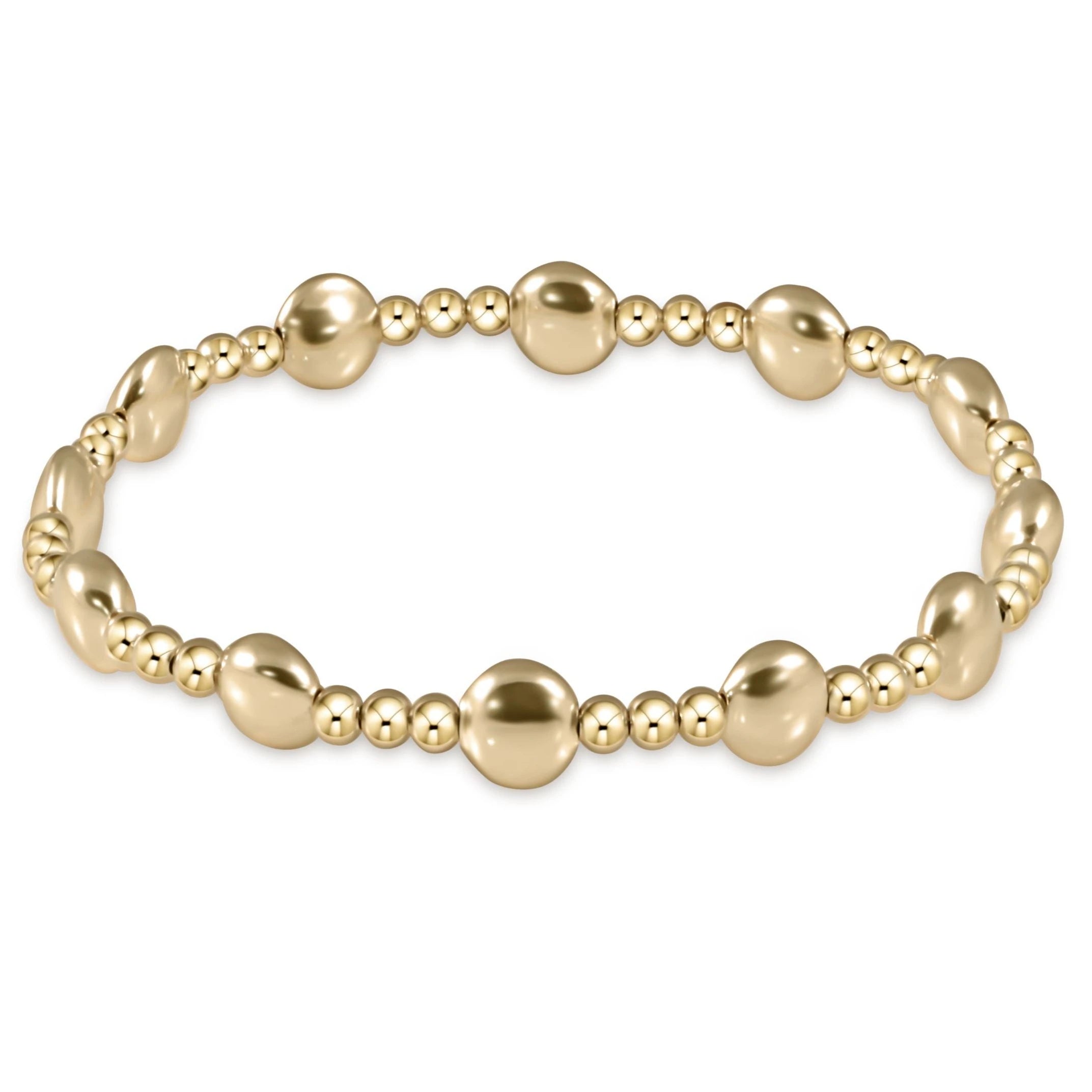 Honesty Sincerity 6MM Gold Bracelet-260 eNewton-eNewton-The Lovely Closet, Women's Fashion Boutique in Alexandria, KY