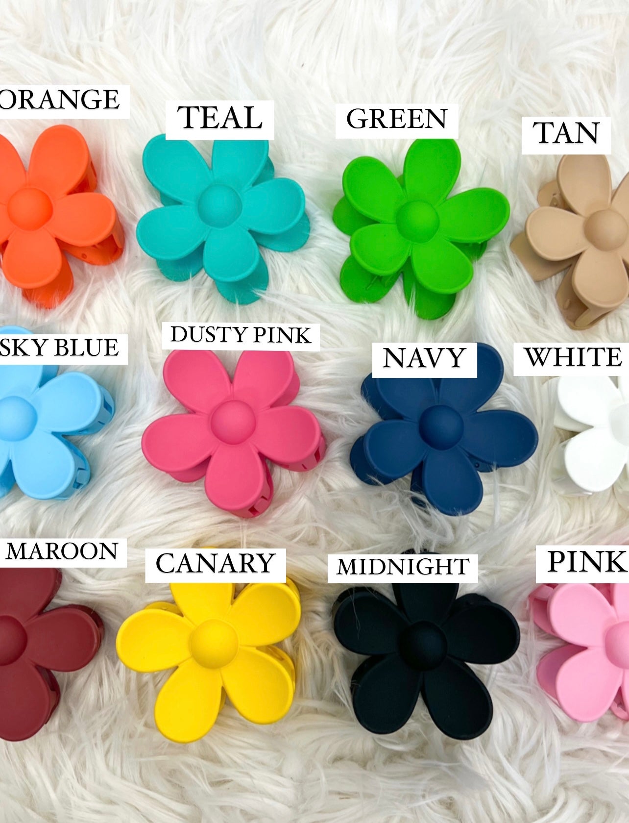 Flower Hair Clips-300 Headwear-The Lovely Closet-The Lovely Closet, Women's Fashion Boutique in Alexandria, KY