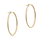 2” Oval Smooth Hoop-260 eNewton-eNewton-The Lovely Closet, Women's Fashion Boutique in Alexandria, KY
