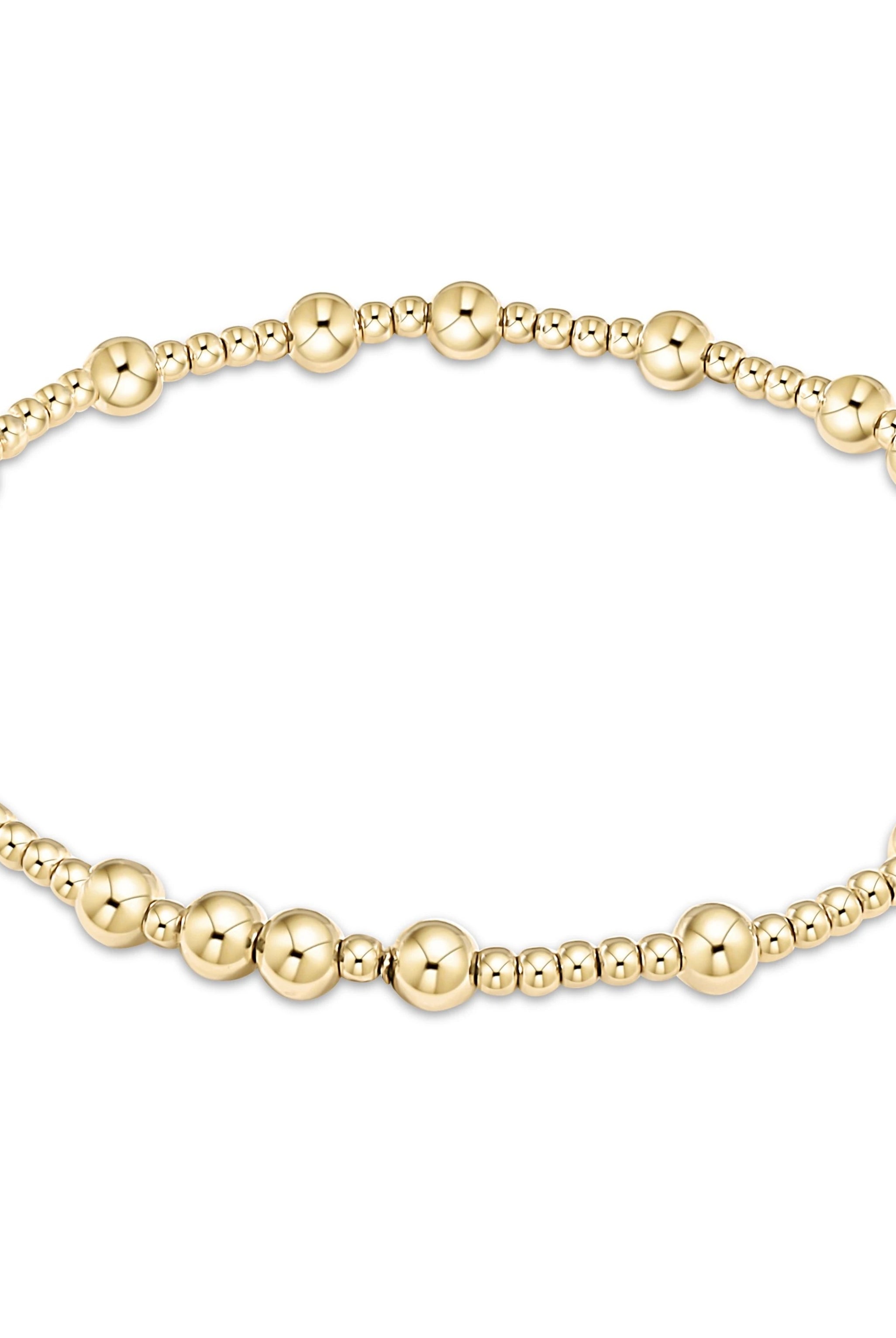 4mm Hope Unwritten Gold Bracelet-260 eNewton-eNewton-The Lovely Closet, Women's Fashion Boutique in Alexandria, KY