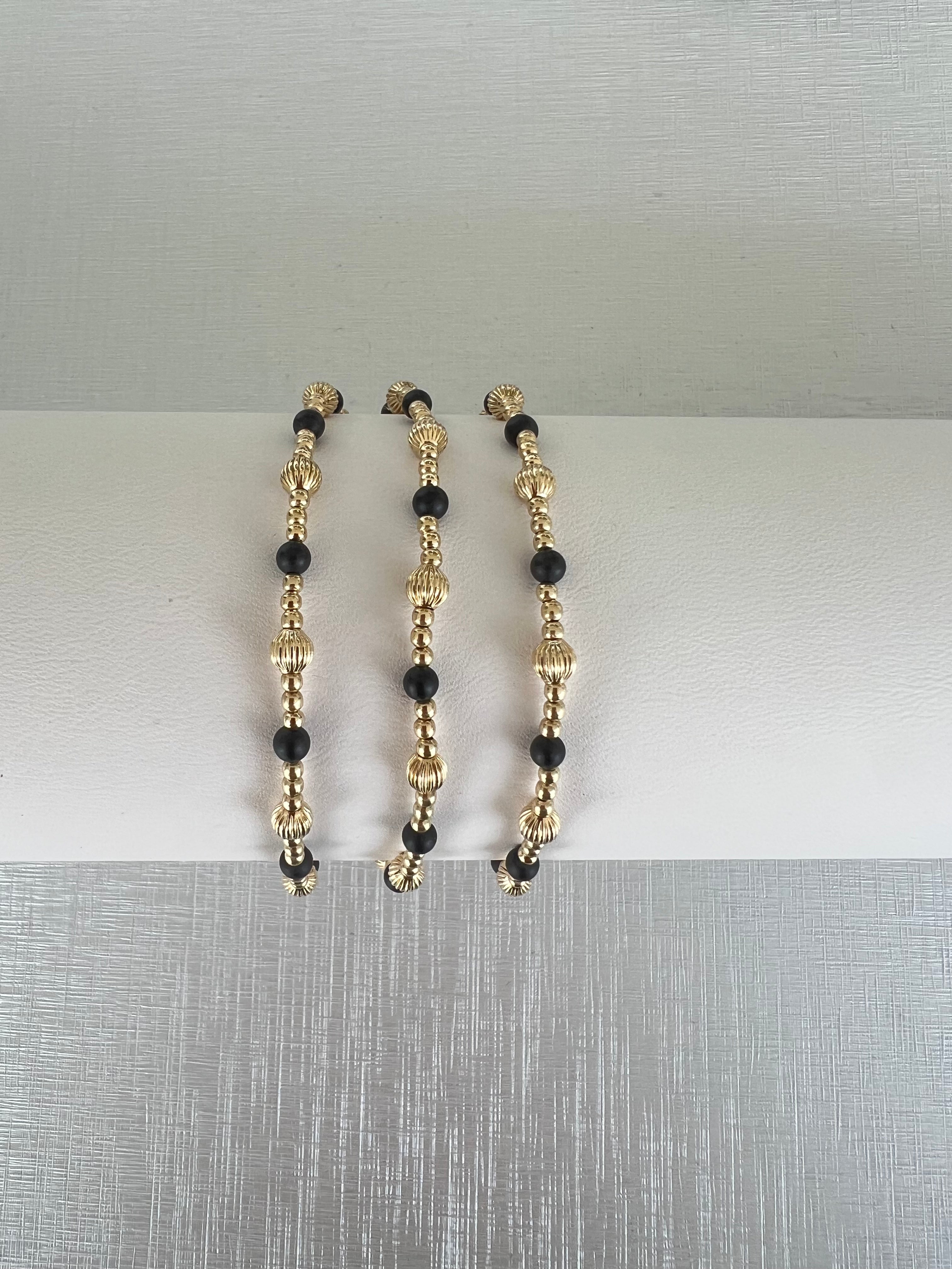 Dignity Sincerity Bracelet — Onyx-260 eNewton-eNewton-The Lovely Closet, Women's Fashion Boutique in Alexandria, KY