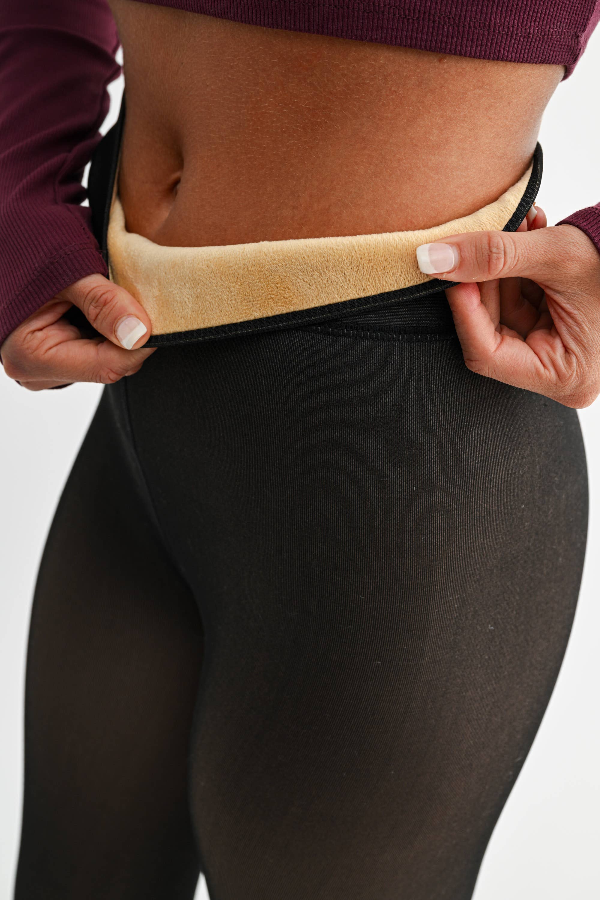 Fur Lined Legging - In Stock!-220 Joggers/Leggings-Mono B-The Lovely Closet, Women's Fashion Boutique in Alexandria, KY