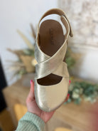 Corkys Case Closed - Gold Metallic-270 Shoes-Corkys-The Lovely Closet, Women's Fashion Boutique in Alexandria, KY
