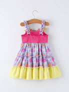 Soak Up the Sun Ruffle Smocked Dress-360 Carolines Closet-Rylee Faith Designs-The Lovely Closet, Women's Fashion Boutique in Alexandria, KY