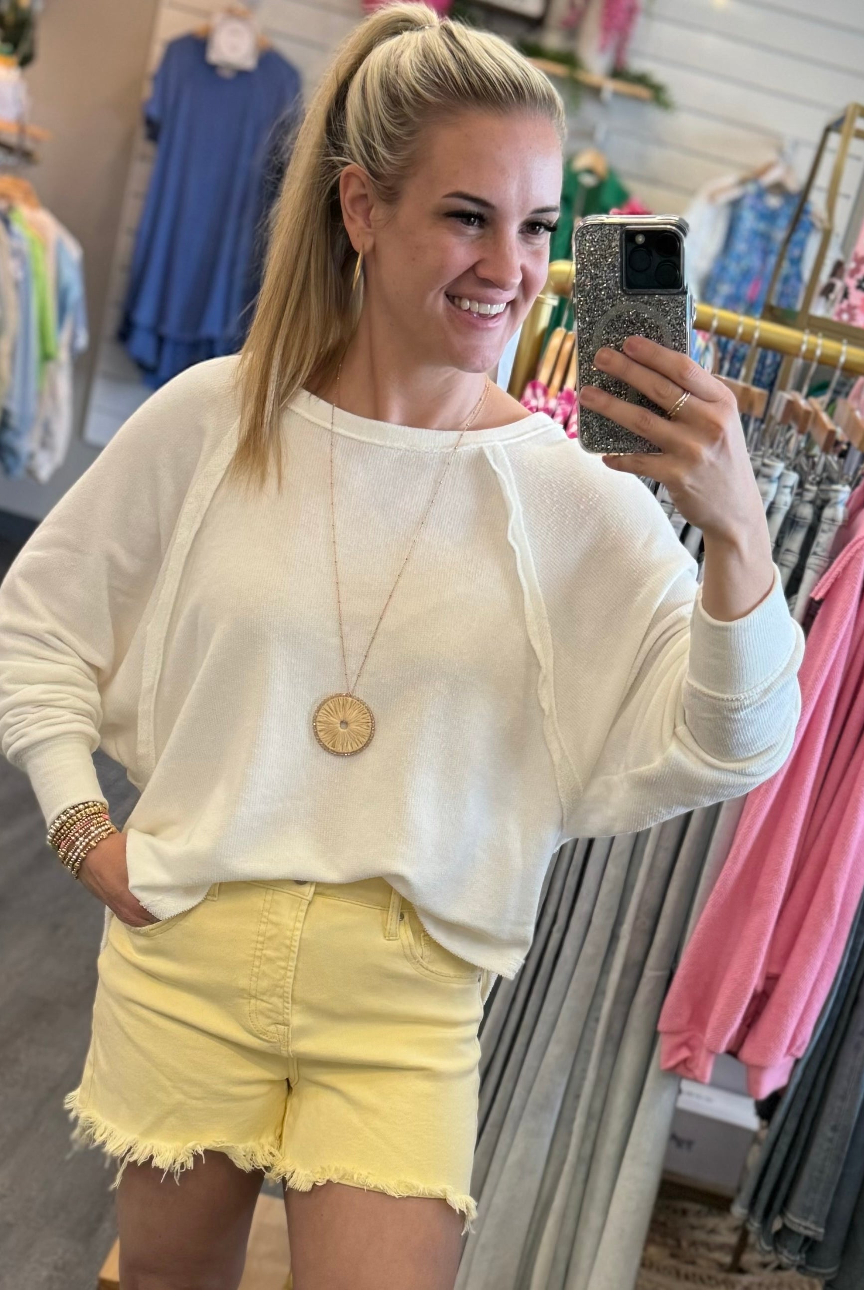 So Simple Pullover-Tops-The Lovely Closet-The Lovely Closet, Women's Fashion Boutique in Alexandria, KY