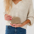 Suede Paris Card Wallet: Olive-wallet-Pretty Simple-The Lovely Closet, Women's Fashion Boutique in Alexandria, KY