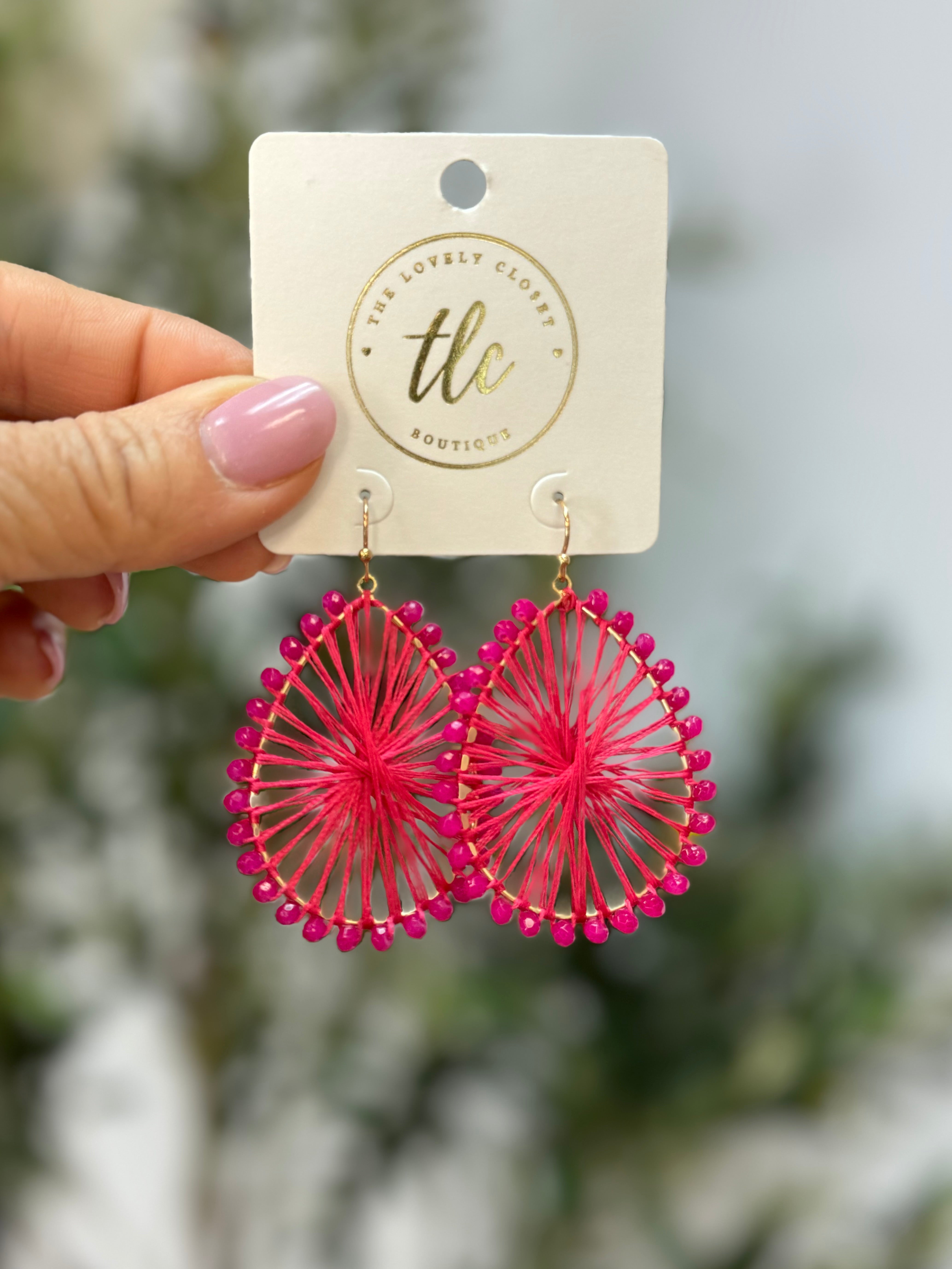 Fave Pink Earrings-250 Jewelry-The Lovely Closet-The Lovely Closet, Women's Fashion Boutique in Alexandria, KY