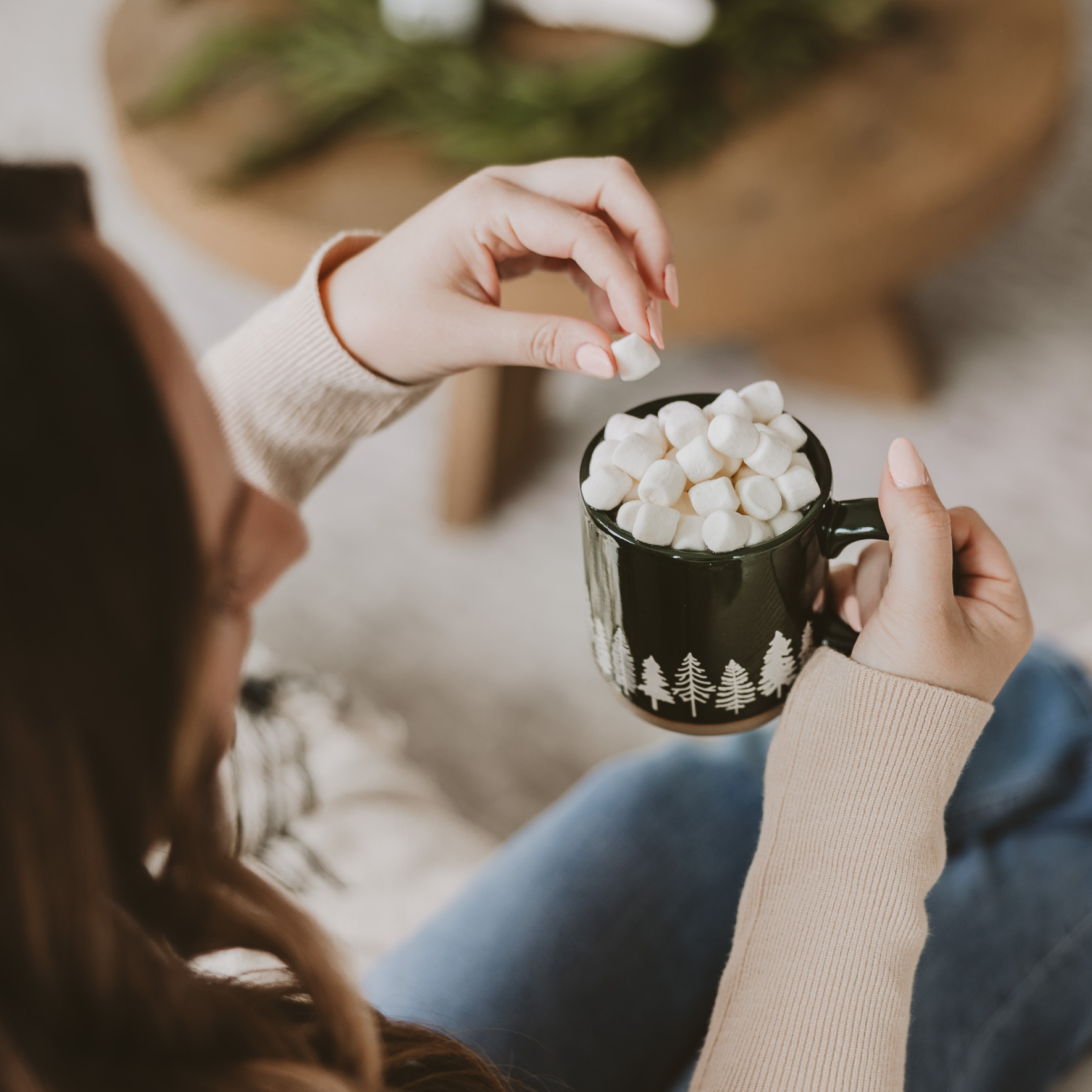 Pine Trees Stoneware Coffee Mug-310 Gift-Sweet Water Decor-The Lovely Closet, Women's Fashion Boutique in Alexandria, KY