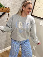 LOVE Appliqué Pullover-110 Long Sleeve Top-Main Strip-The Lovely Closet, Women's Fashion Boutique in Alexandria, KY