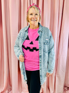 Jackie O' Lantern Graphic T-Shirt-130 Graphics-The Lovely Closet-The Lovely Closet, Women's Fashion Boutique in Alexandria, KY